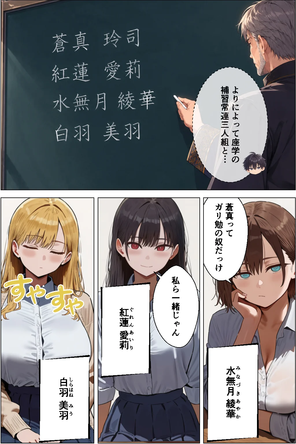 1軍ギャル三人組にデカチン見せたら生ハメセックスすることになっちゃった話 - 003