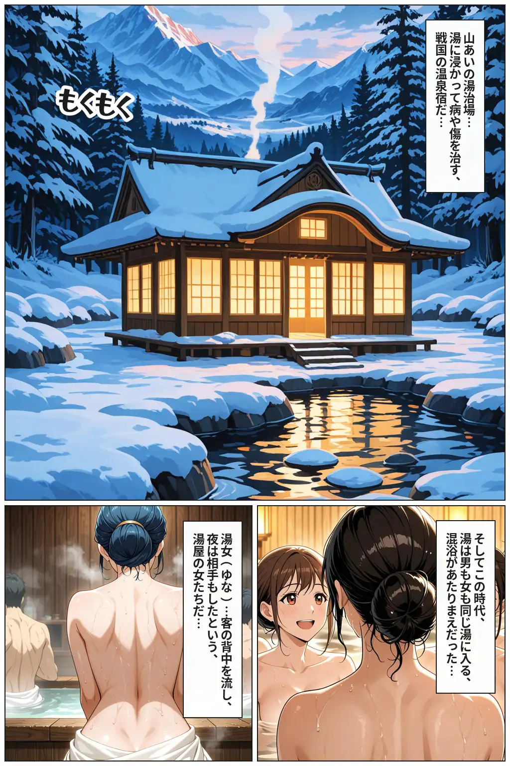 戦国時代に転生したら、巨乳湯女の混浴がかなりエロかった件 〜推し活転生 第二幕〜 - 007