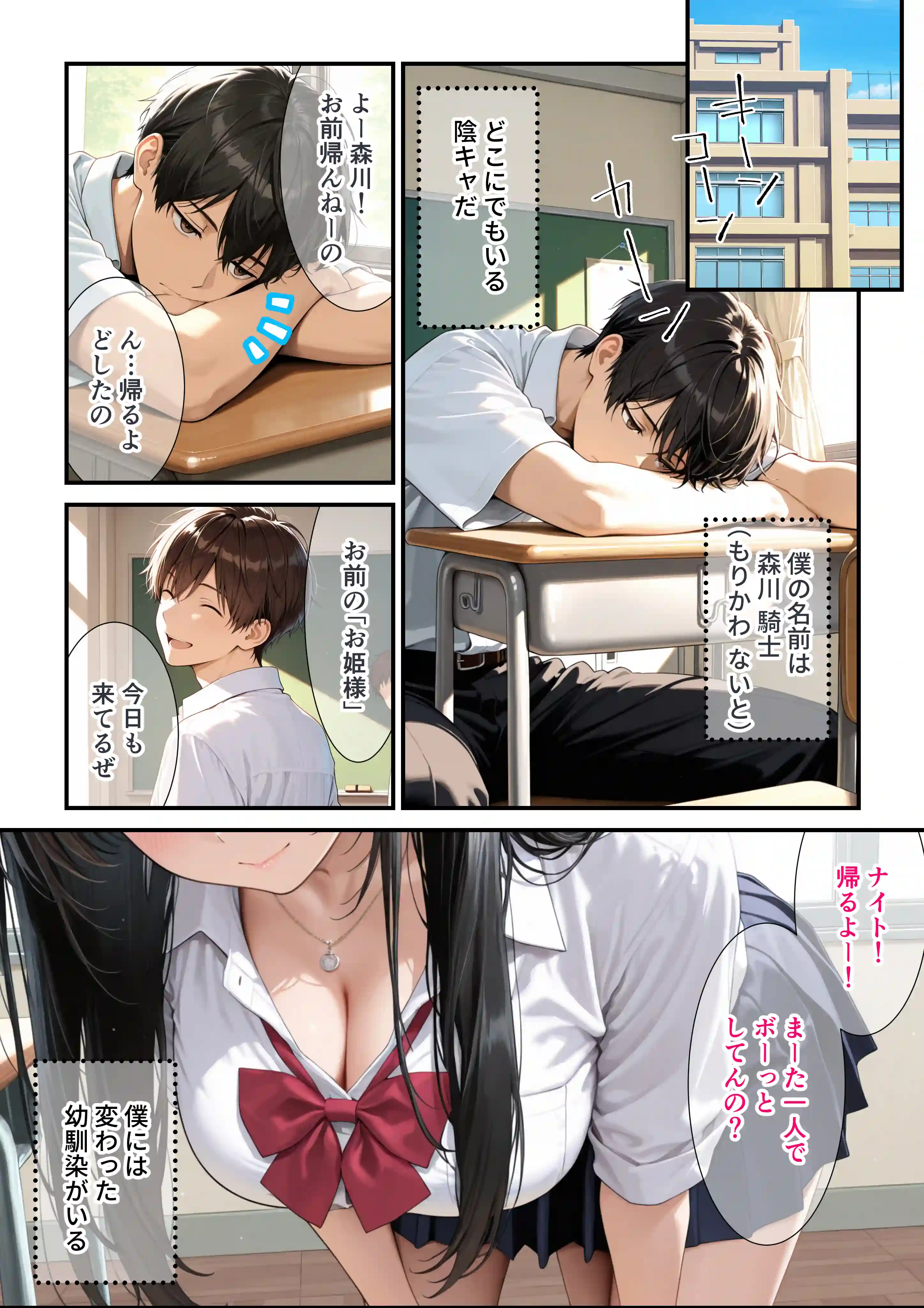 毎日猛アタックしてくる爆乳幼馴染にやっと告白して 僕の妄想イチャラブセックスに付き合ってもらった話 - 003