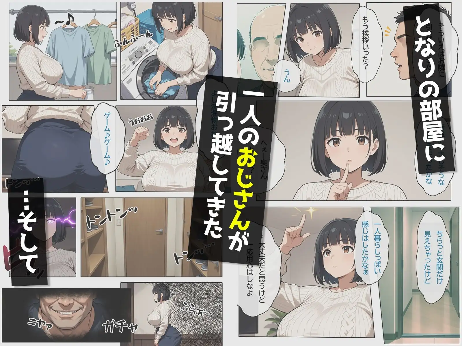 ヒプノシス 人妻けい（28）は催〇おじさんに強●托卵させられる - 004