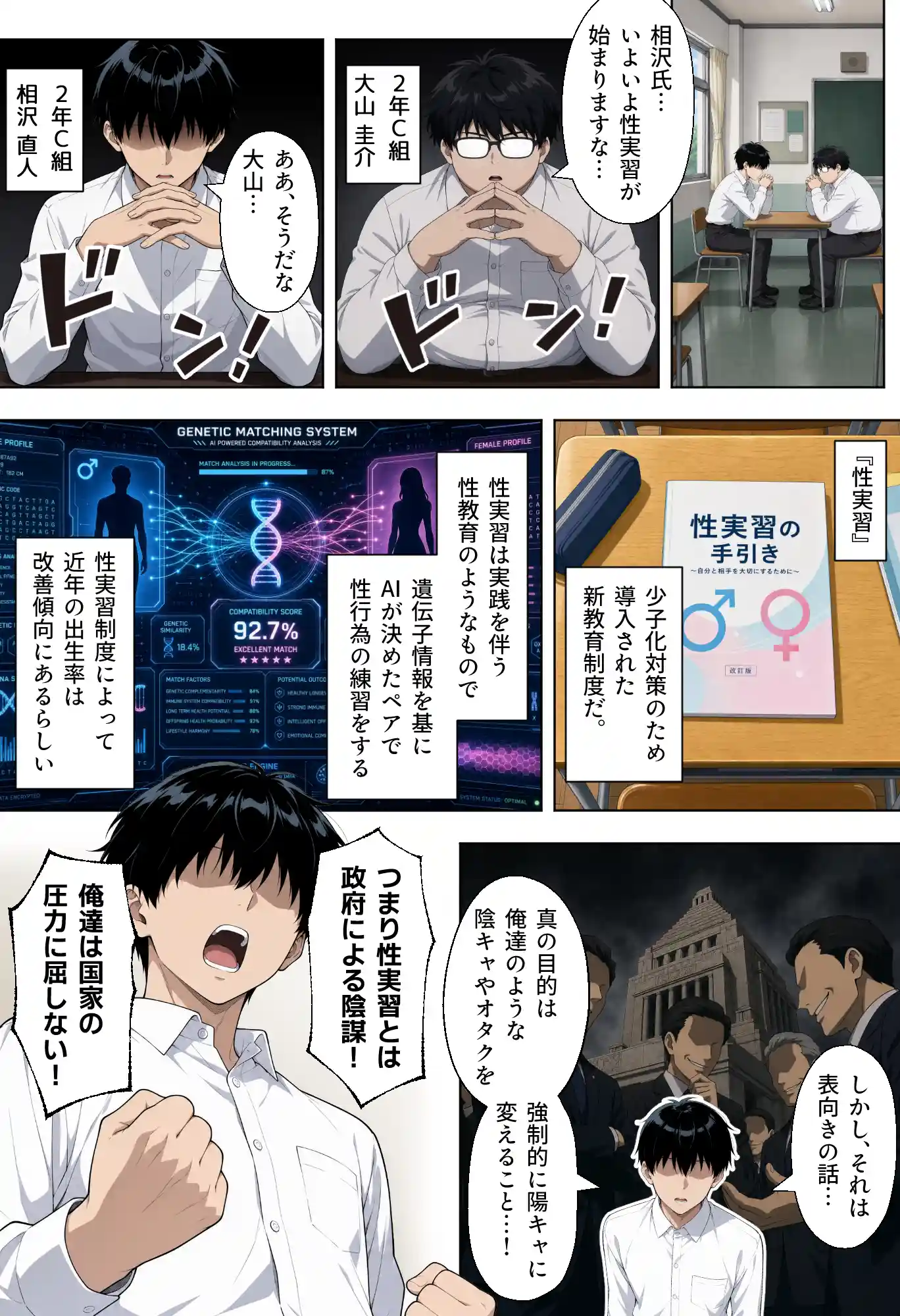童貞の俺が性実習の授業であざとい系後輩ギャルと遺伝子相性SSSだった件 - 002