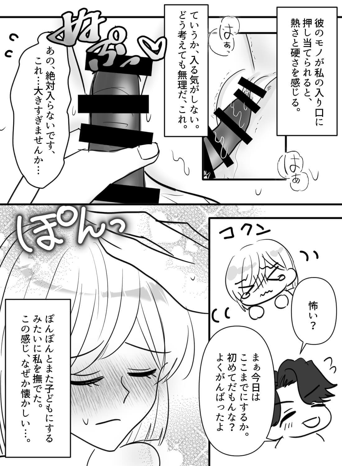 交際経験0処女の私が、親の都合で結婚させられて即初夜を迎えることになった話。 - 021