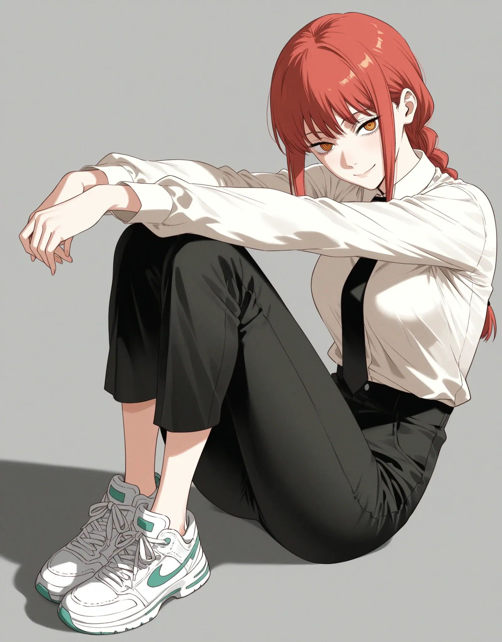 【チェンソーマンエロ画像】隠れ巨乳のマキマさんとラブラブ汗だくセックスで中出し三昧！ - PAGE 002