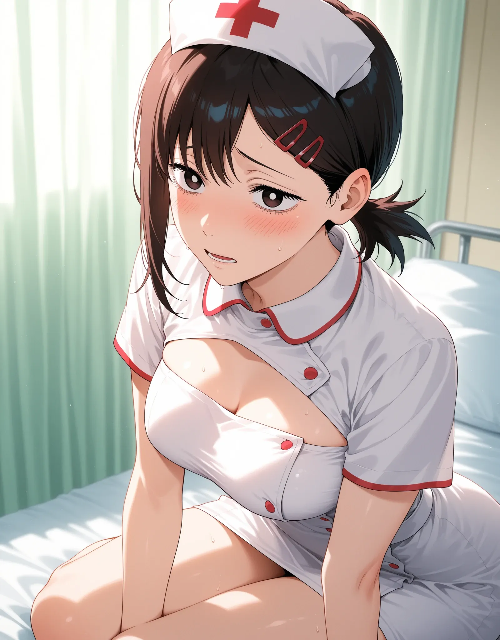 【チェンソーマンエロ画像】陰キャ女子コベニとコスプレセックス！戸惑いながらも快感を感じてる様が最高！ - PAGE 013