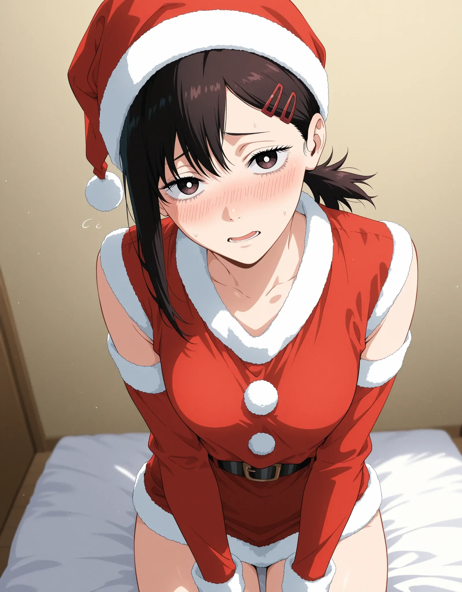 【チェンソーマンエロ画像】陰キャ女子コベニとコスプレセックス！戸惑いながらも快感を感じてる様が最高！ - PAGE 032