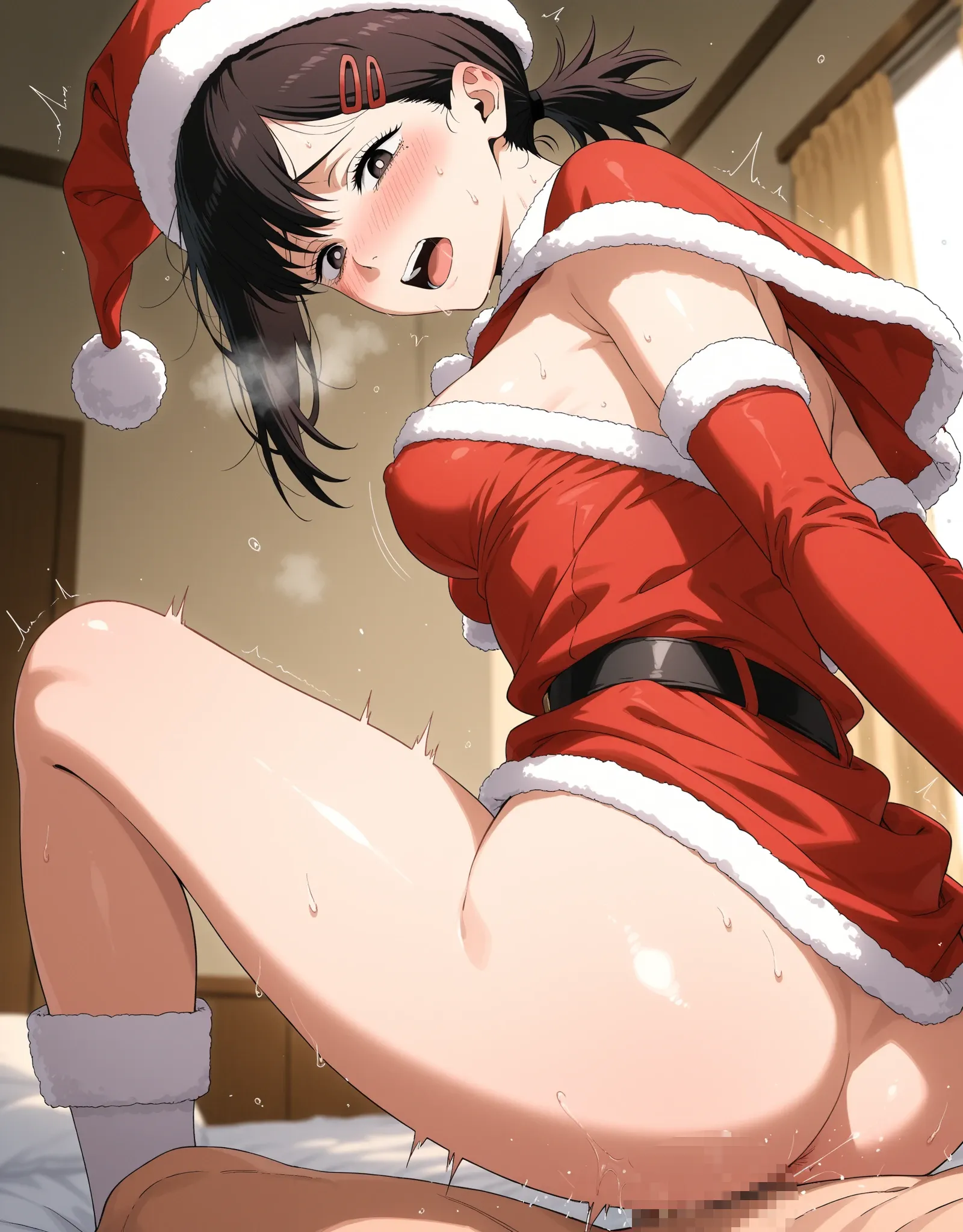 【チェンソーマンエロ画像】陰キャ女子コベニとコスプレセックス！戸惑いながらも快感を感じてる様が最高！ - PAGE 038