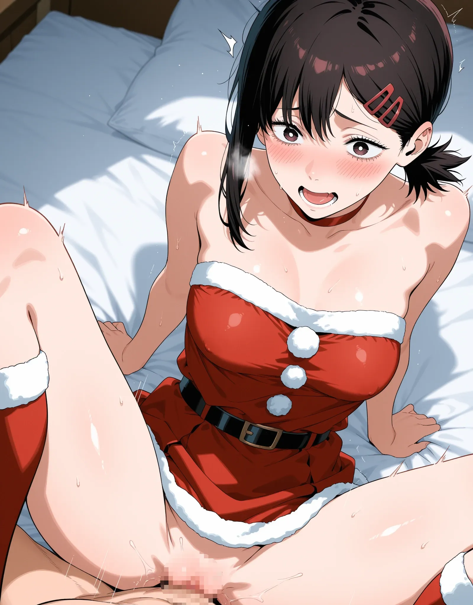 【チェンソーマンエロ画像】陰キャ女子コベニとコスプレセックス！戸惑いながらも快感を感じてる様が最高！ - PAGE 040