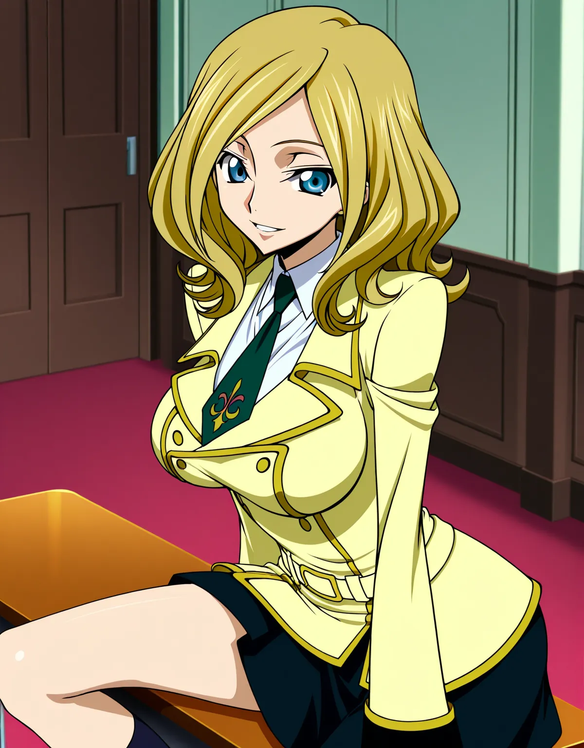 【コードギアスエロ画像】お調子者のミレイ会長がコスプレセックス！抜群の髪スタイルでアヘ顔連発！ - PAGE 002