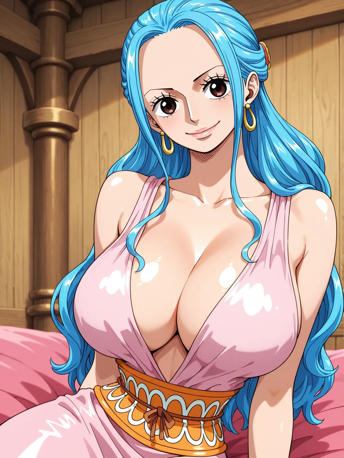 【ワンピースエロ画像】王女ビビとラブラブセックス！躍動感溢れるセックスにアヘ顔連発！ - PAGE 002