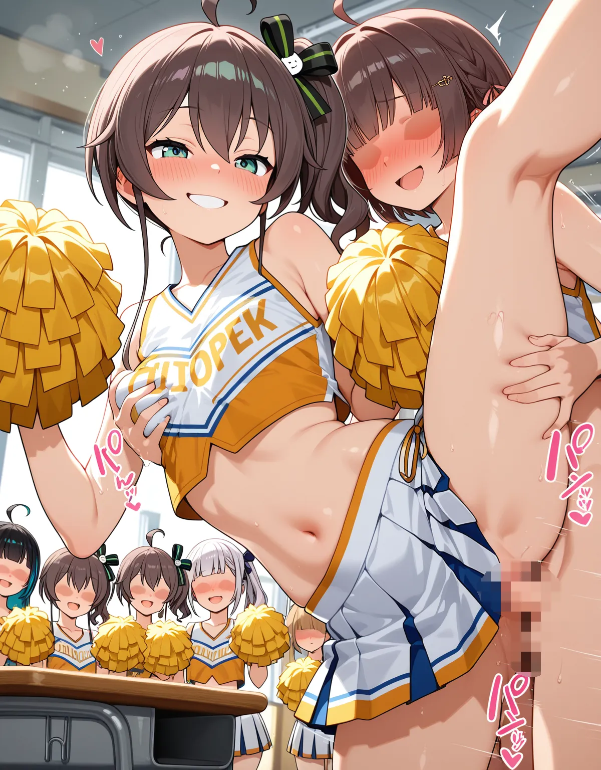 【夏色まつりエロ画像】夏色まつりがねっとりとフェラ！教室でイケナイセックスで気持ちよく！ - PAGE 004