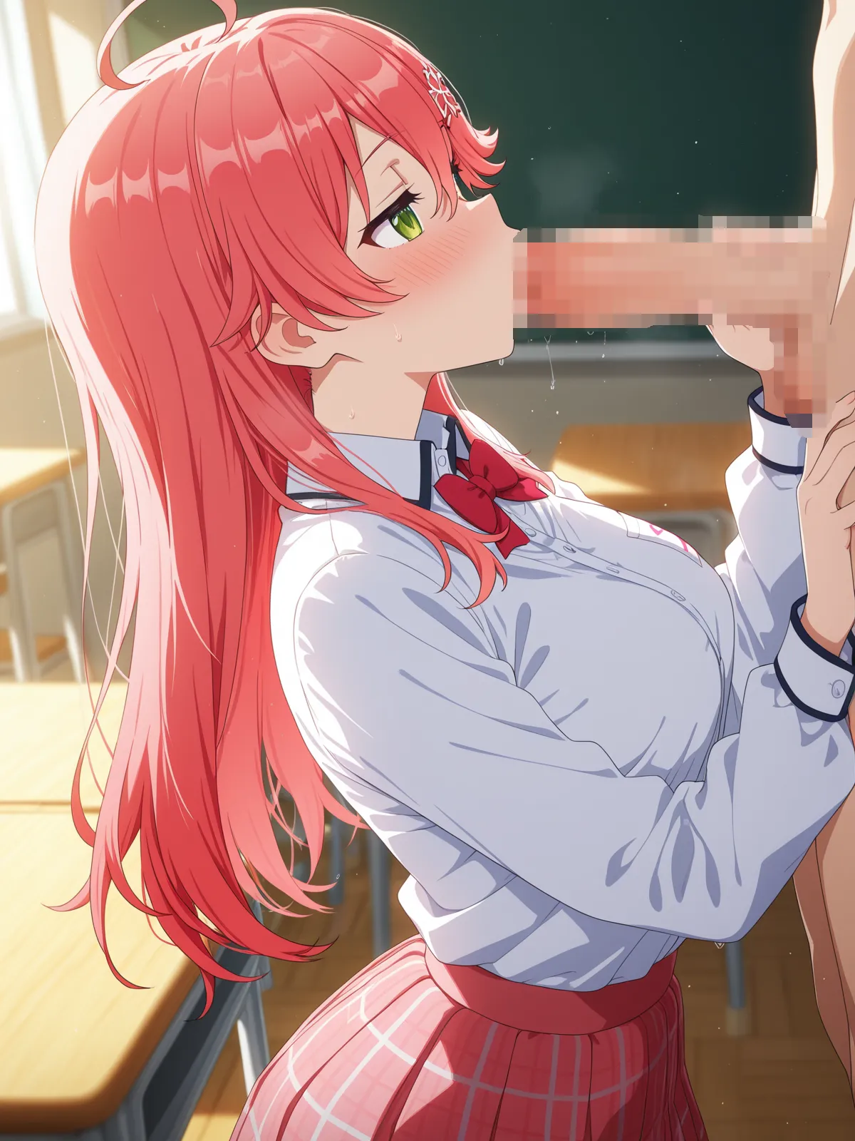 【さくらみこエロ画像】童顔巨乳のさくらみこがフェラ！みこちのエロエロセックスにメロメロ！ - PAGE 024