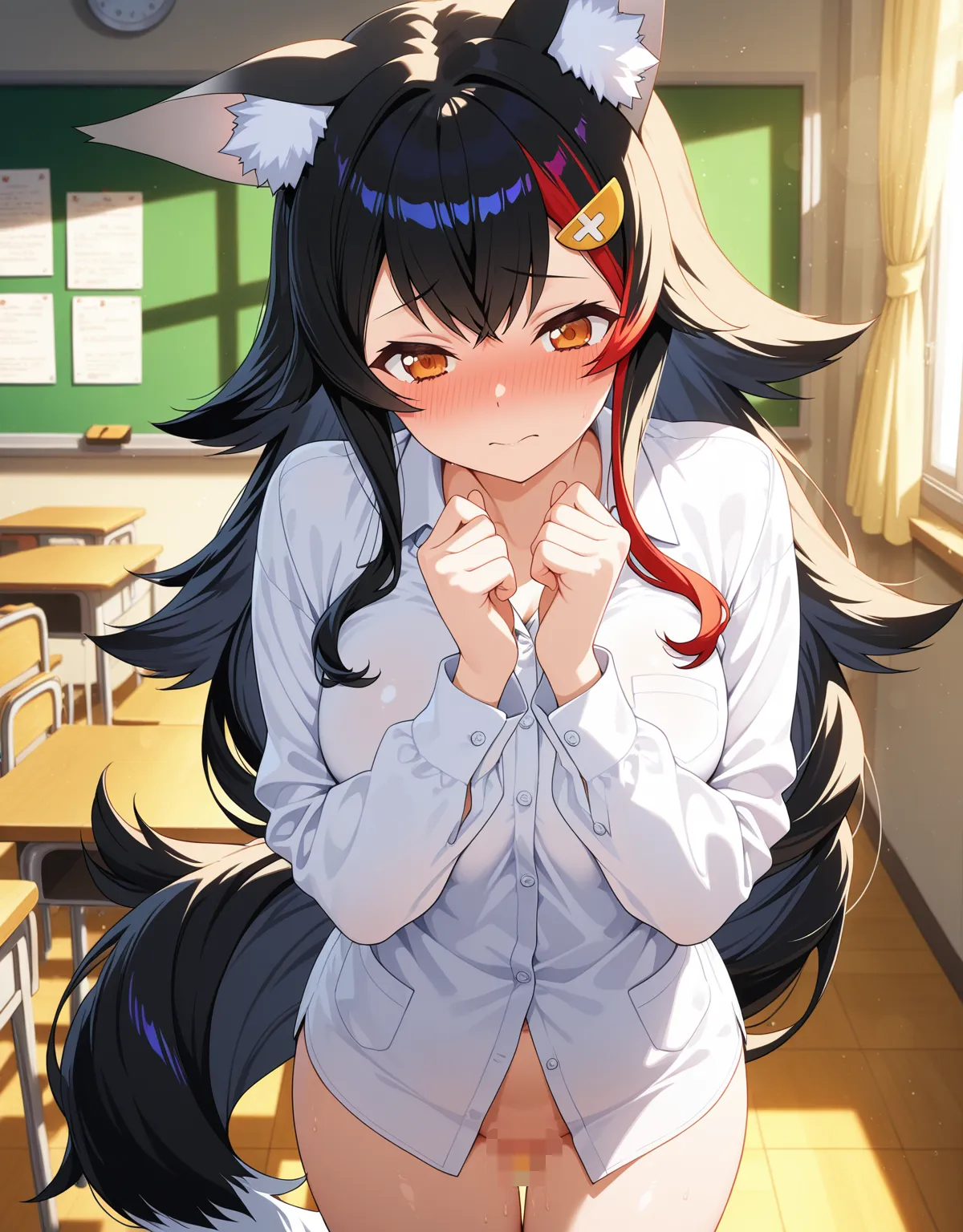 【大神ミオエロ画像】母性たっぷりの大神ミオにセックス強要！フェラさせボテ腹にさせぶっかけまくる！ - PAGE 040