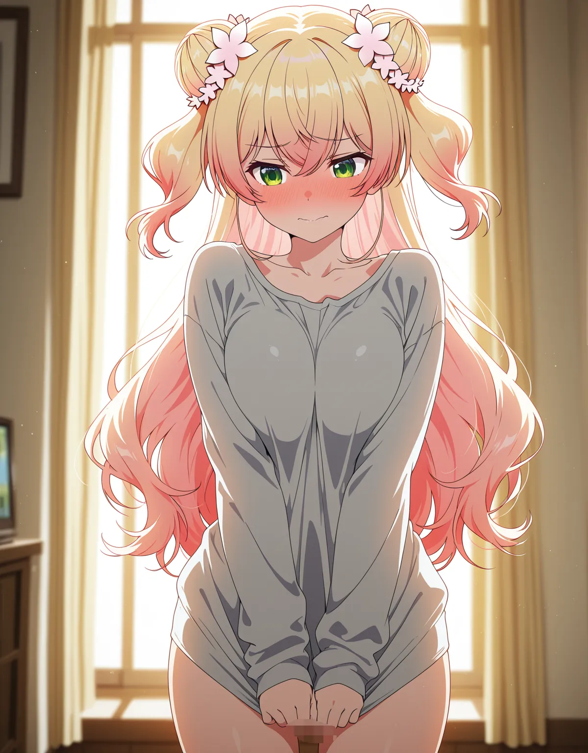 【桃鈴ねねエロ画像】可愛らしい桃鈴ねねに恥じらいセックス！フェラも覚えさせて大量中出し！！ - PAGE 002