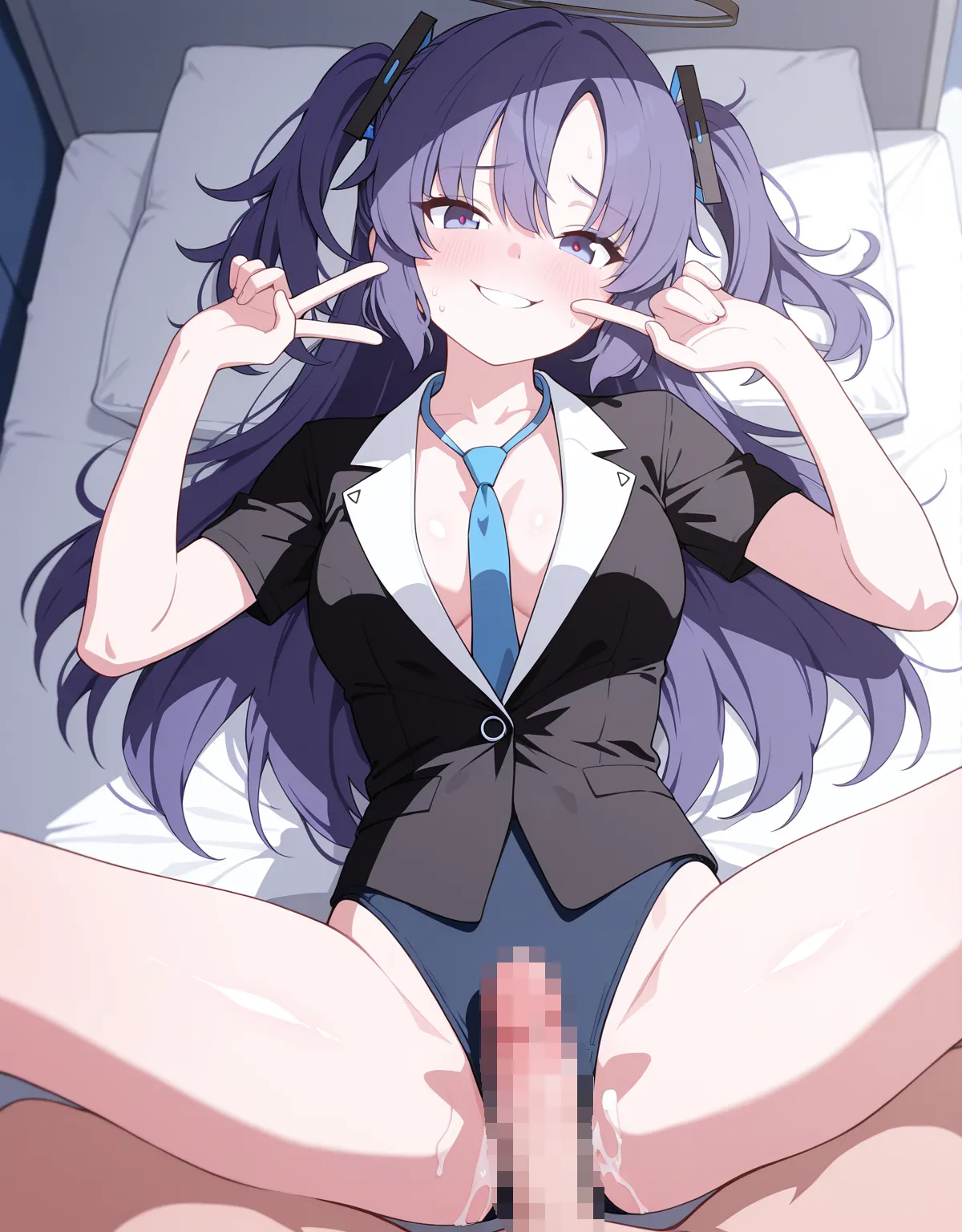 【ブルーアーカイブエロ画像】計算が得意なユウカが羽目を外してハメまくり！スレンダーむっちりのエロボディに何回戦もやってしまう！ - PAGE 014