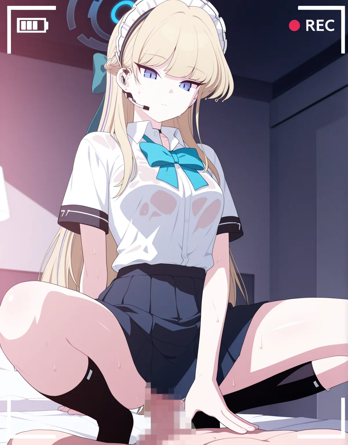 【ブルーアーカイブエロ画像】クールでパーフェクトなトキがセックスしまくり！無表情な事務的セックスから激しめな展開に！ - PAGE 047