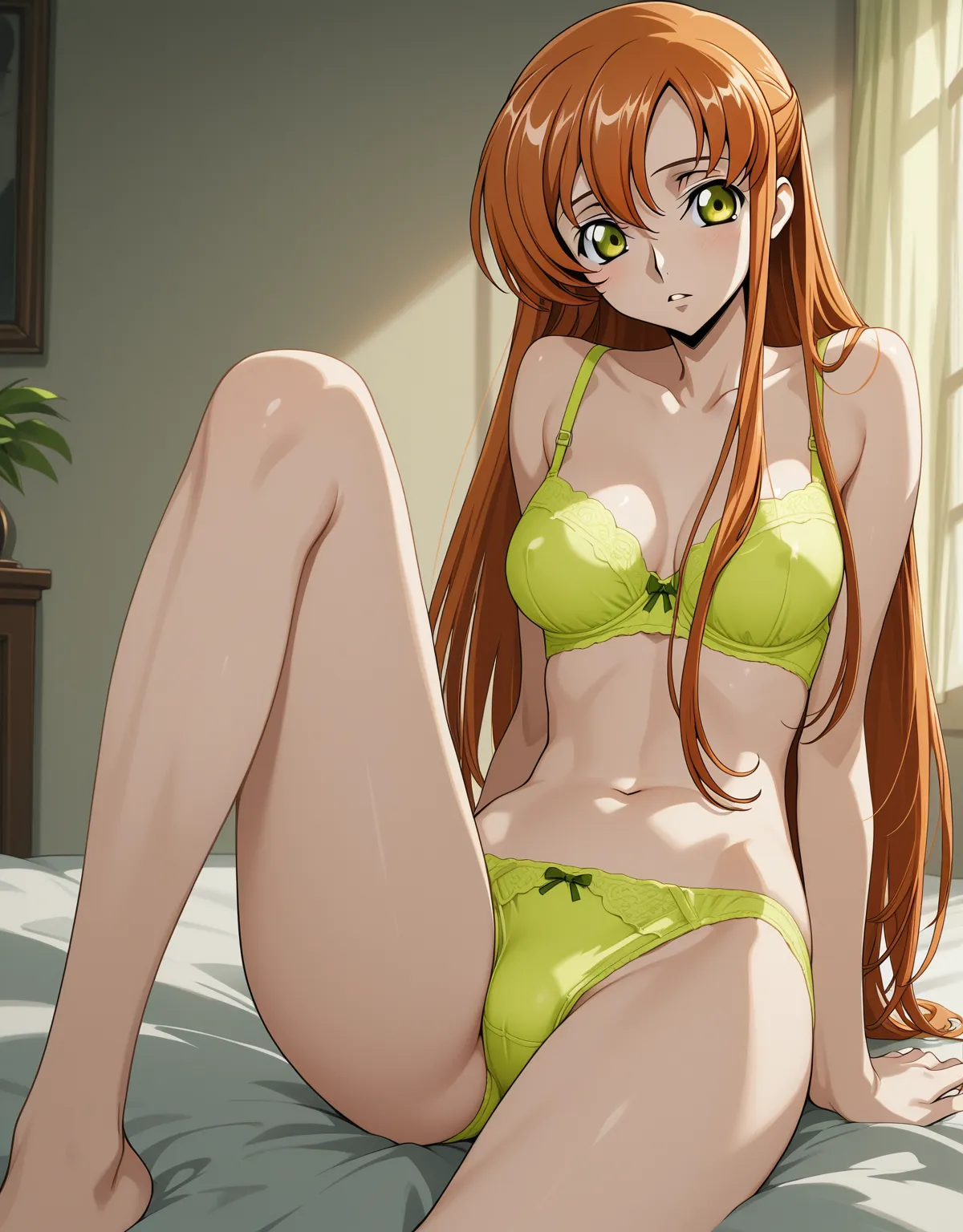 【コードギアスエロ画像】シャーリーのスク水着衣セックス！モデル体型の身体を独り占め！巨根セックスの快楽に溺れアヘ顔連発！ - PAGE 003