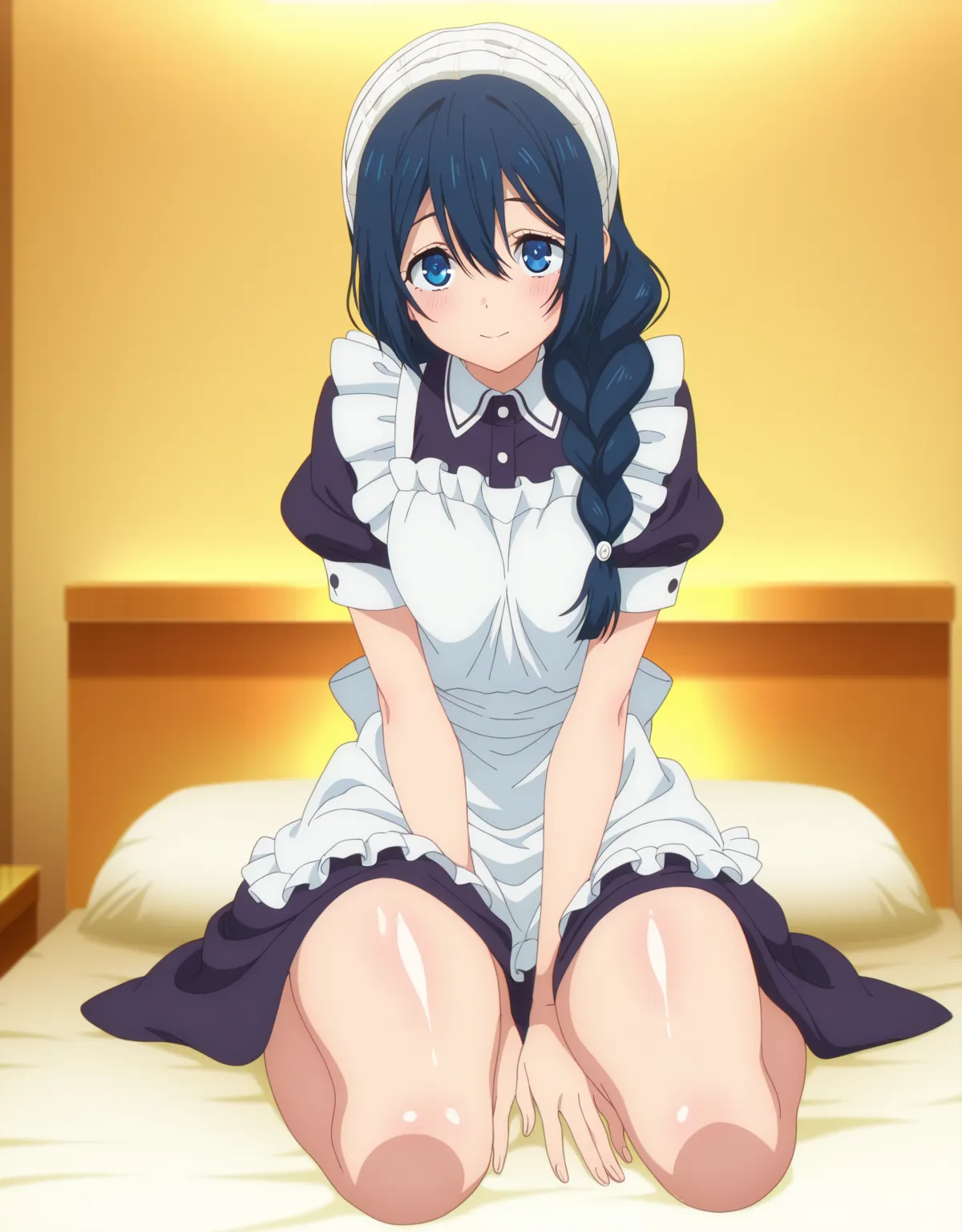 【呪術廻戦エロ画像】天内理子がメイド衣装でコスプレセックス！！ご奉仕フェラにぶっかけがメイド服を汚して映えて捗ること間違いなし！ - PAGE 001