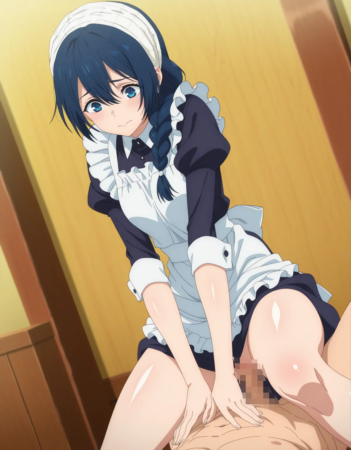 【呪術廻戦エロ画像】天内理子がメイド衣装でコスプレセックス！！ご奉仕フェラにぶっかけがメイド服を汚して映えて捗ること間違いなし！ - PAGE 035