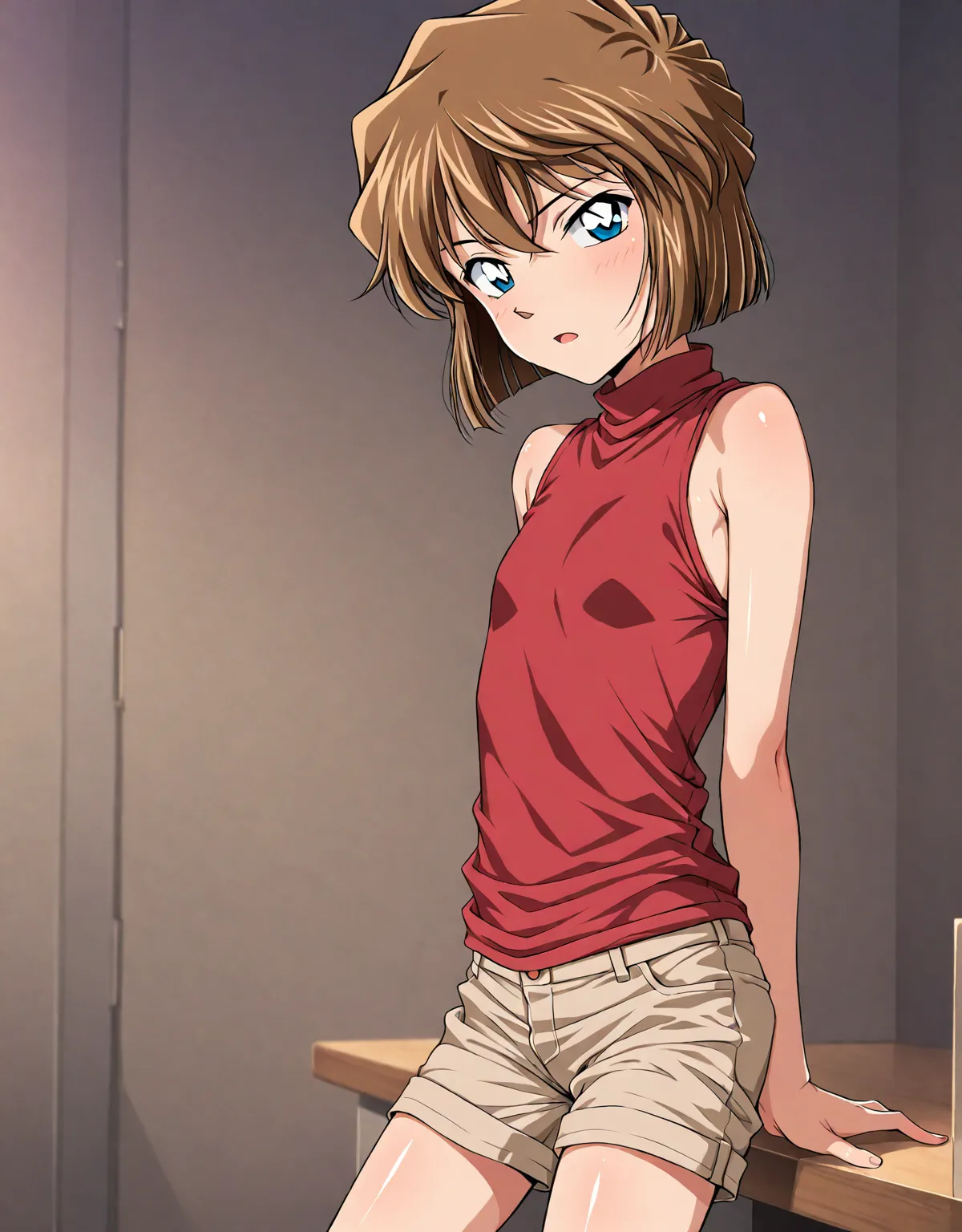 【名探偵コナンエロ画像】ミステリアスな灰原哀がアナルセックスで乱れまくり！スク水に中出しに腋コキまでされてボテ腹セックスまでしちゃう！！ - PAGE 001