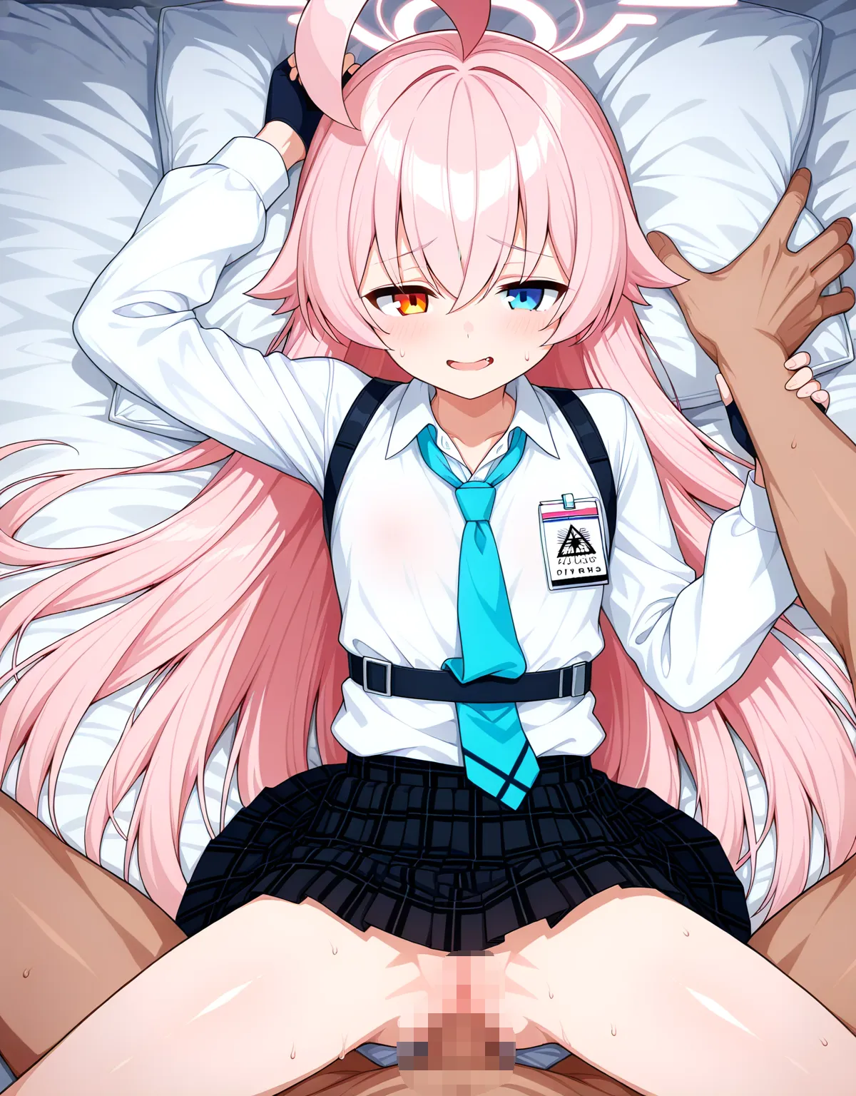 【ブルーアーカイブエロ画像】小鳥遊ホシノが魅惑のつるぺたボディを披露してノリノリセックス！自認おじさんでも立派な女の子でしっかり絶頂しちゃう！ - PAGE 005