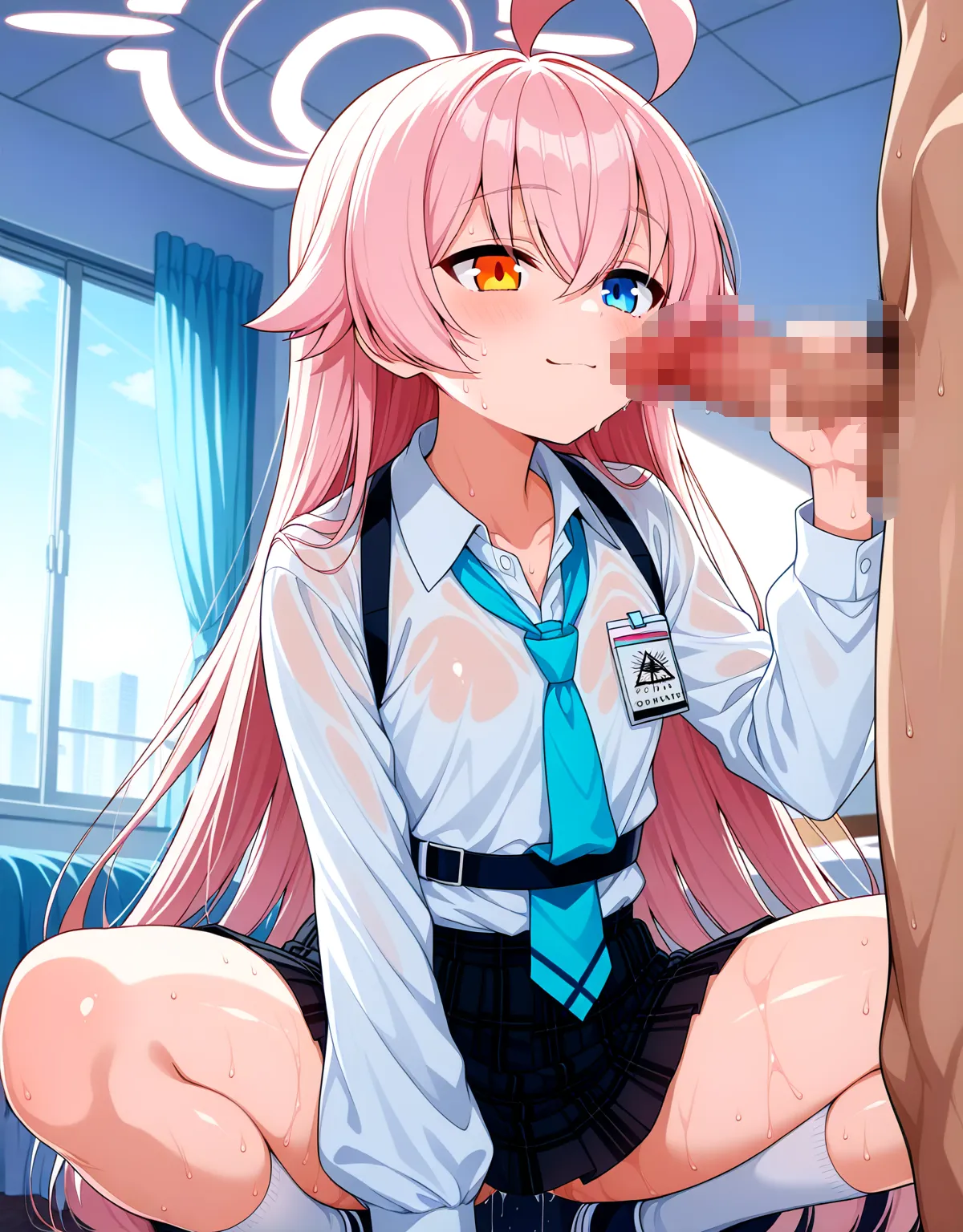 【ブルーアーカイブエロ画像】小鳥遊ホシノが魅惑のつるぺたボディを披露してノリノリセックス！自認おじさんでも立派な女の子でしっかり絶頂しちゃう！ - PAGE 016