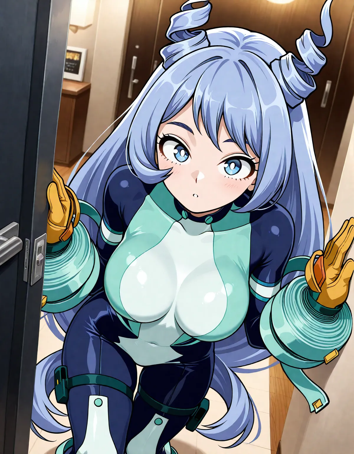 【僕のヒーローアカデミアエロ画像】ゆるふわな波動ねじれがたっぷりと犯される！制服でも全裸でもセックス漬けで積極的に！ - PAGE 001