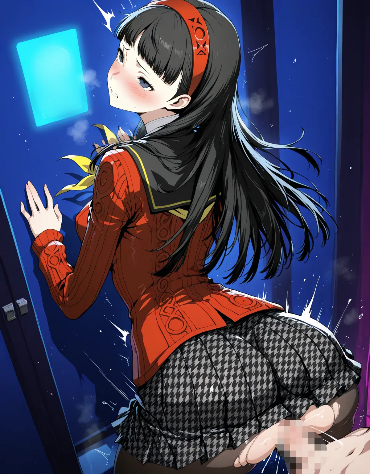 【ペルソナ4エロ画像】天城雪子が制服のままフェラからセックスまで！大和撫子の雰囲気をだしながらタイツを破いてセックスは勃起不可避！ - PAGE 022