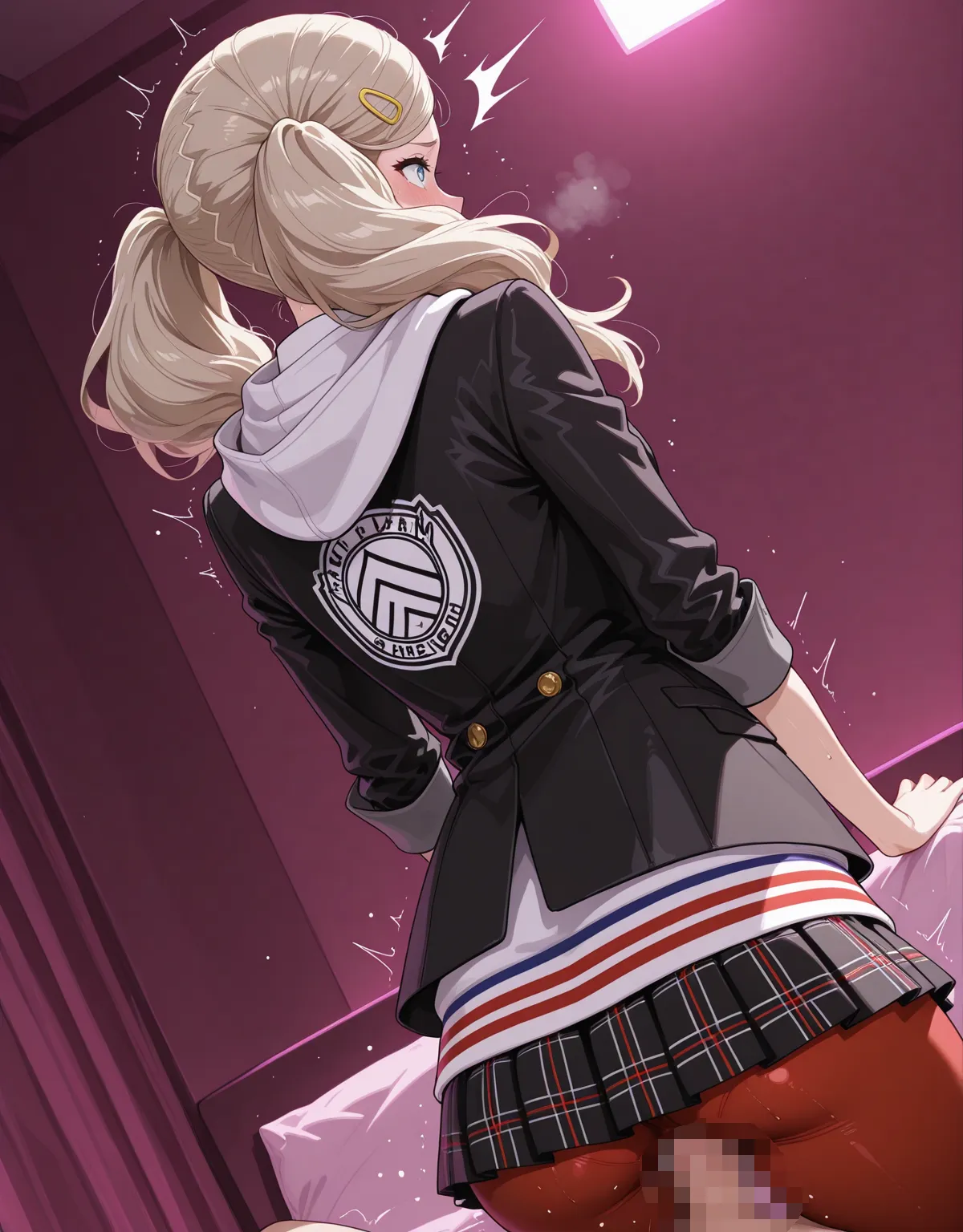 【ペルソナ5エロ画像】高巻杏が制服のまま犯されてしまう！クォーター美人のフェラにムチムチ具合が堪らない！！ - PAGE 004