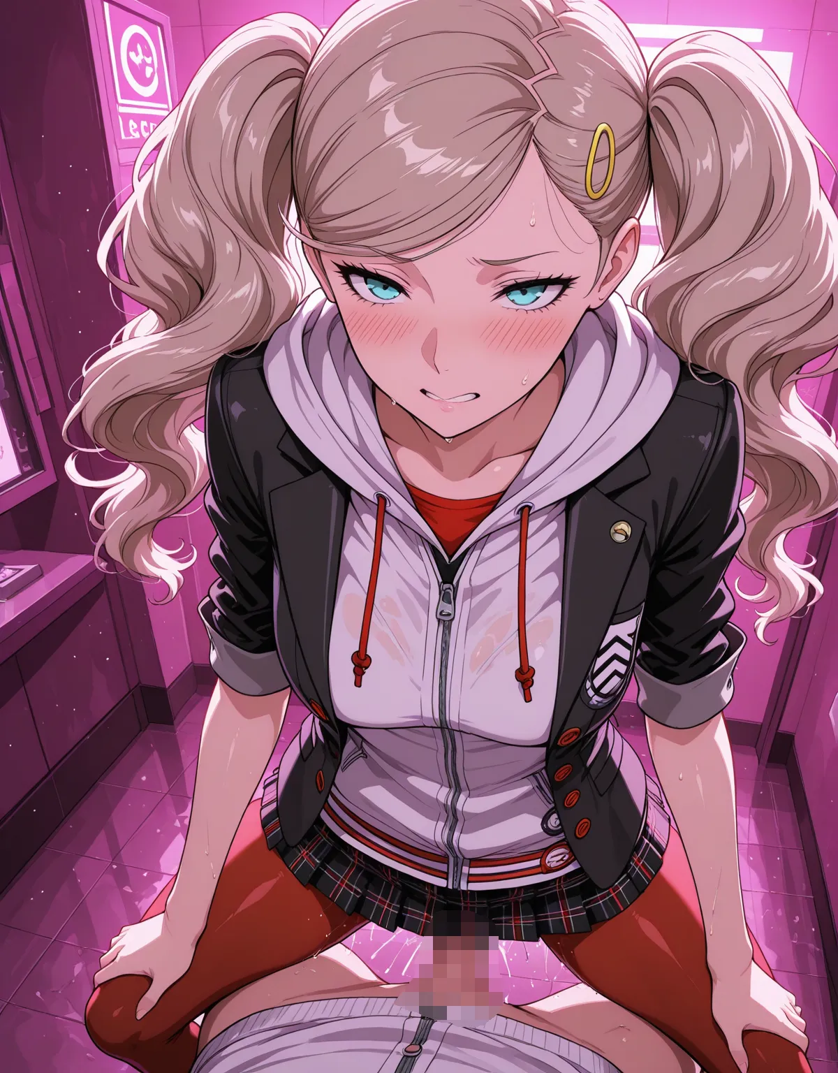 【ペルソナ5エロ画像】高巻杏が制服のまま犯されてしまう！クォーター美人のフェラにムチムチ具合が堪らない！！ - PAGE 010