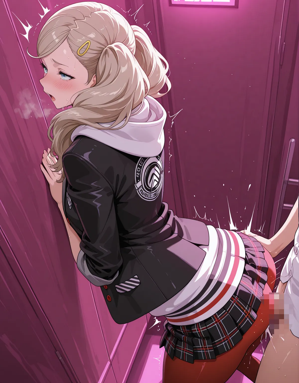 【ペルソナ5エロ画像】高巻杏が制服のまま犯されてしまう！クォーター美人のフェラにムチムチ具合が堪らない！！ - PAGE 011