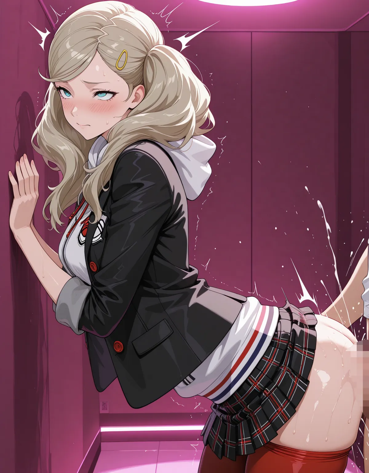 【ペルソナ5エロ画像】高巻杏が制服のまま犯されてしまう！クォーター美人のフェラにムチムチ具合が堪らない！！ - PAGE 012