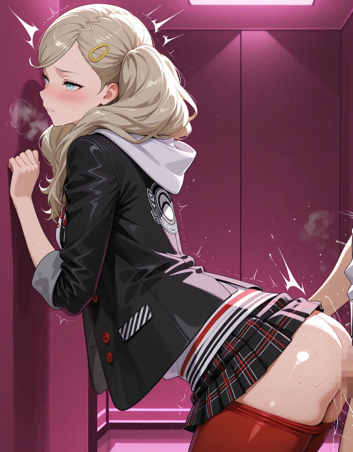 【ペルソナ5エロ画像】高巻杏が制服のまま犯されてしまう！クォーター美人のフェラにムチムチ具合が堪らない！！ - PAGE 026