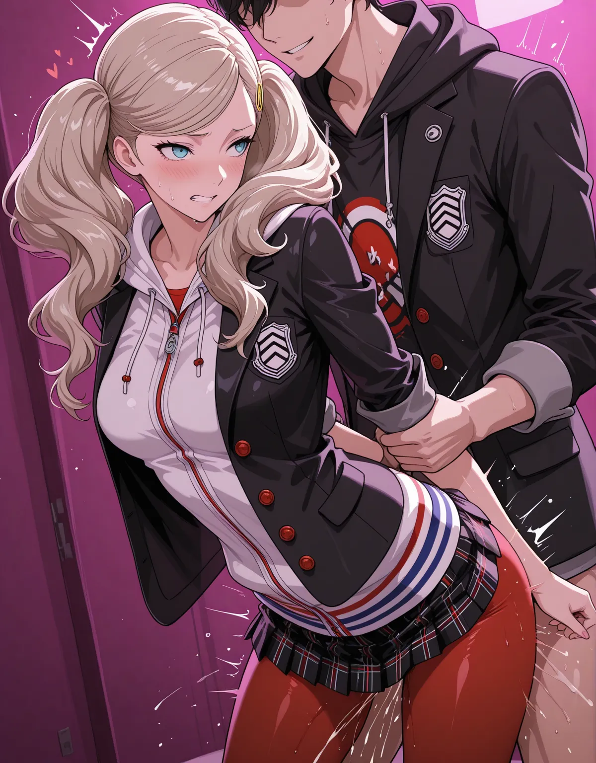 【ペルソナ5エロ画像】高巻杏が制服のまま犯されてしまう！クォーター美人のフェラにムチムチ具合が堪らない！！ - PAGE 031