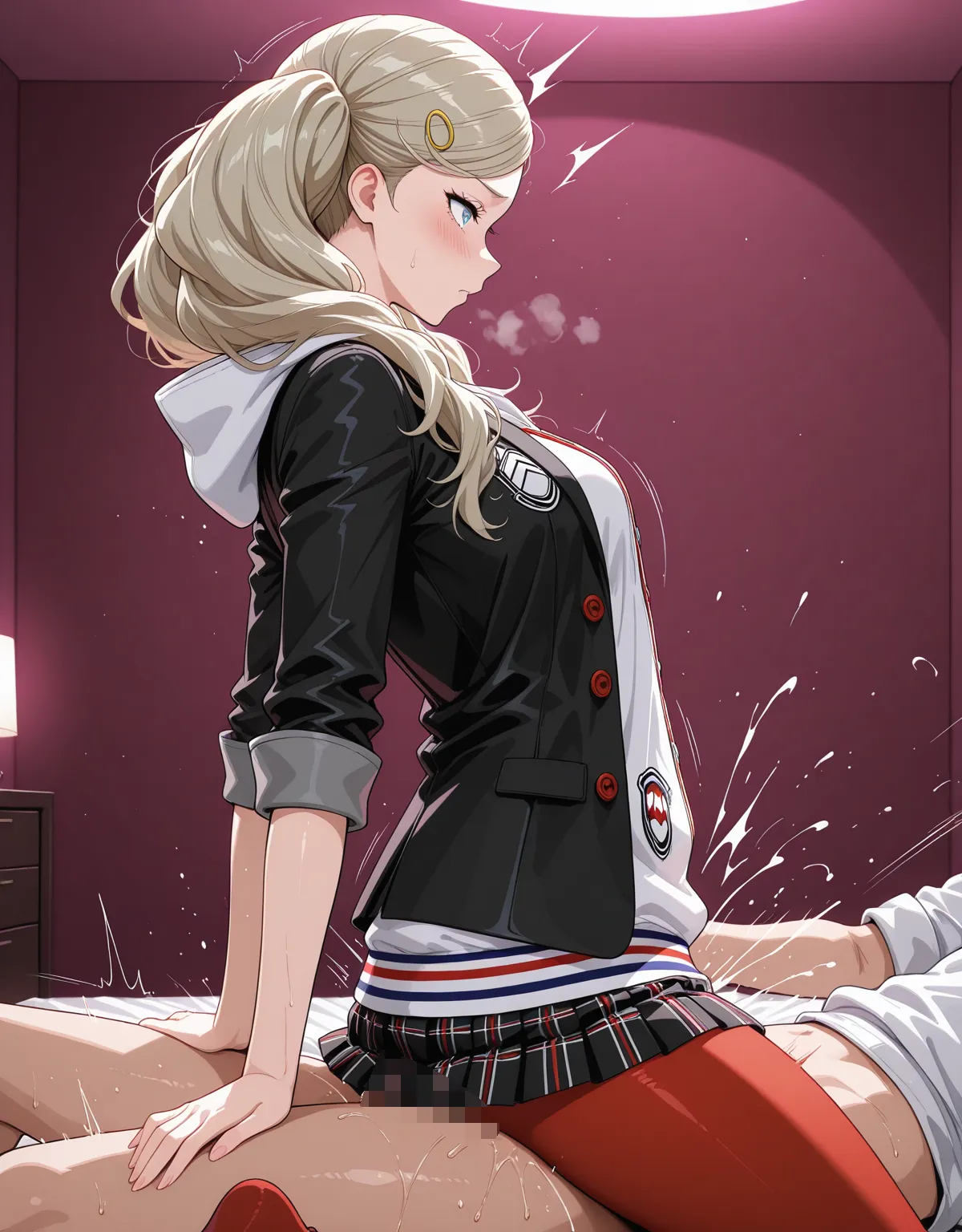 【ペルソナ5エロ画像】高巻杏が制服のまま犯されてしまう！クォーター美人のフェラにムチムチ具合が堪らない！！ - PAGE 049