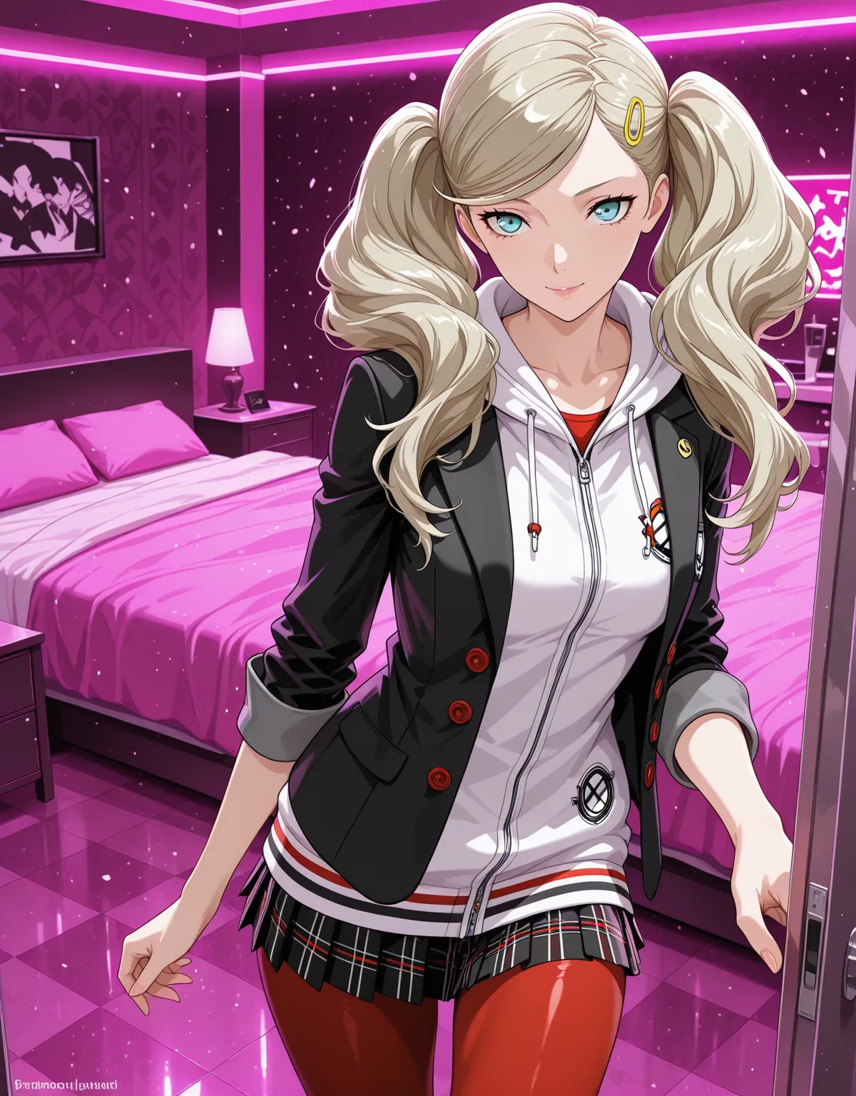 【ペルソナ5エロ画像】高巻杏が全裸でノリノリセックスをしちゃう！パイズリにバイブまでつかってのオナニーがエロくて勃起不可避！！ - PAGE 001