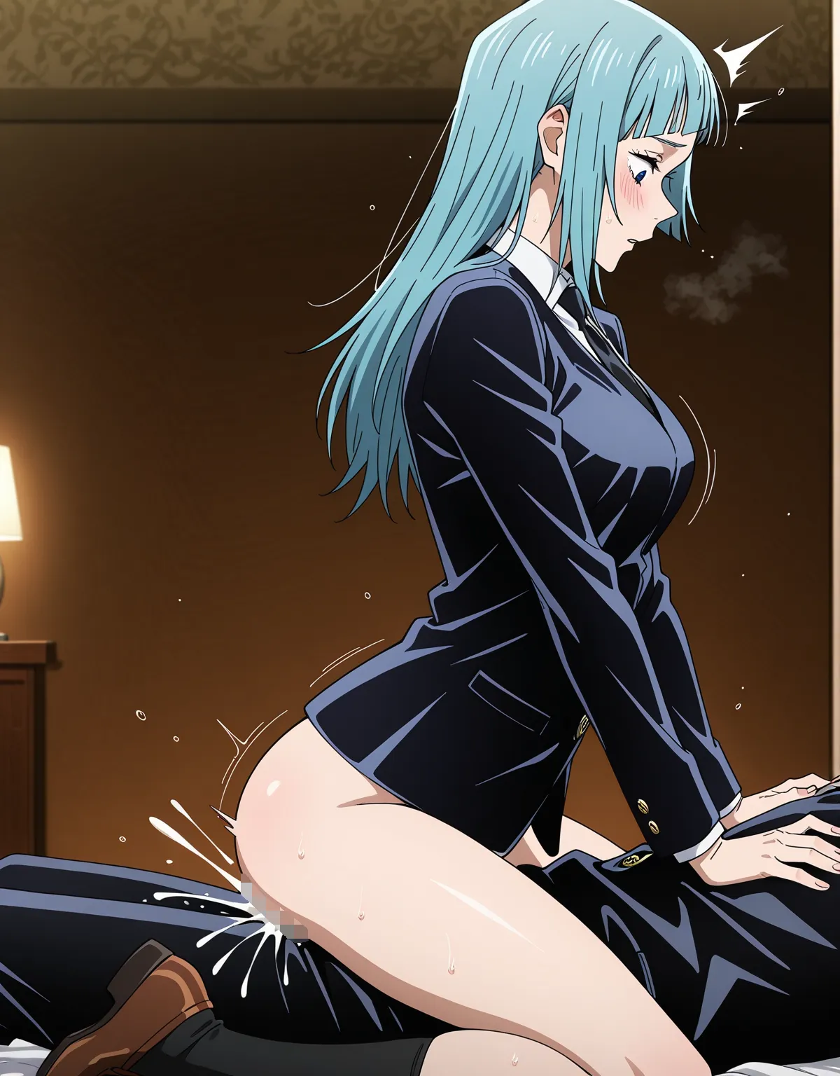 【呪術廻戦エロ画像】三輪霞がスーツのままセックスで乱れまくり！可愛くあえぐだけじゃなくフェラ顔が堪らない！ - PAGE 029