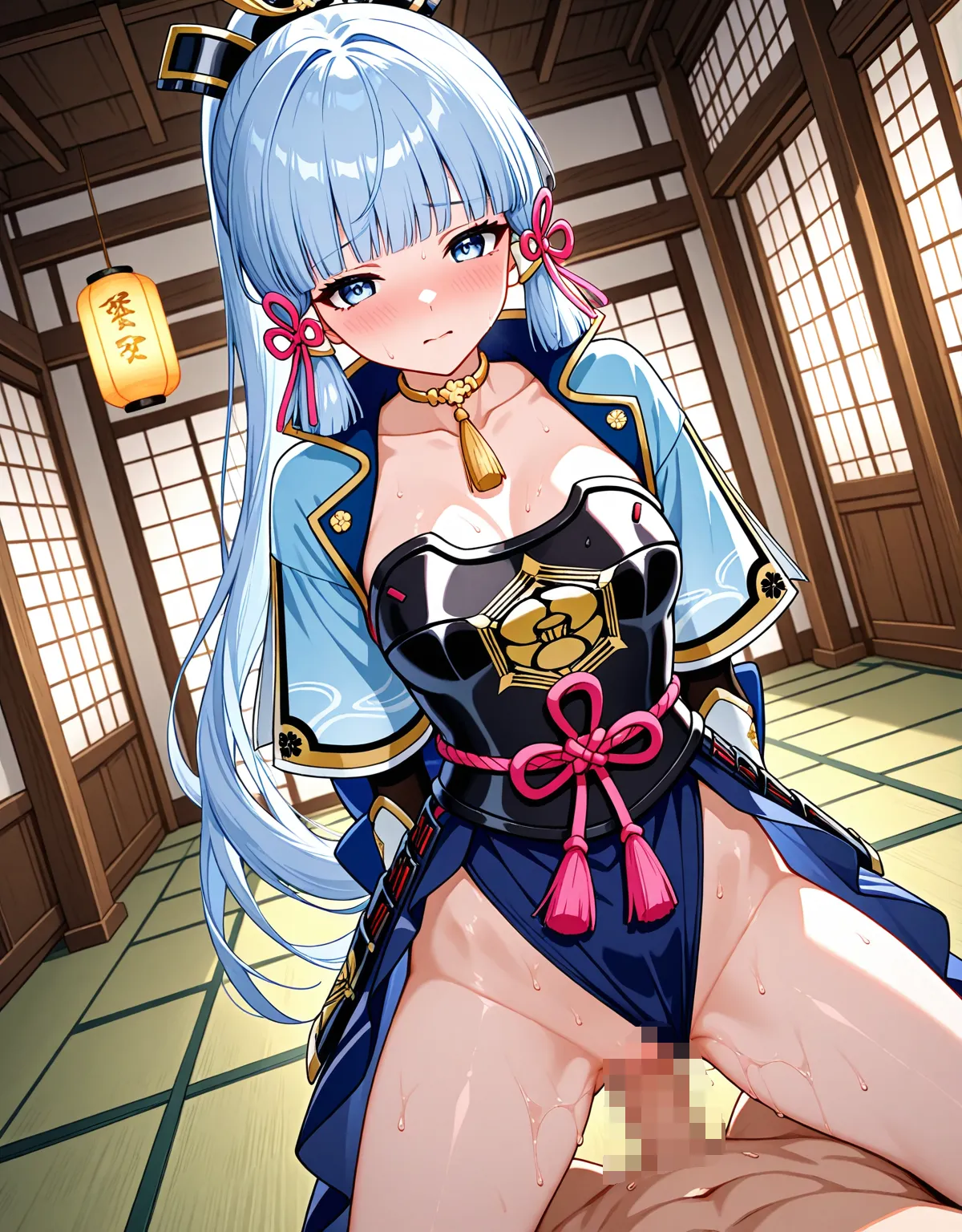 【原神エロ画像】お嬢様である神里綾華が潮吹きアヘ顔まで晒しちゃう！お淑やかなのにセックスで乱れる姿は捗ること間違いなし！ - PAGE 010