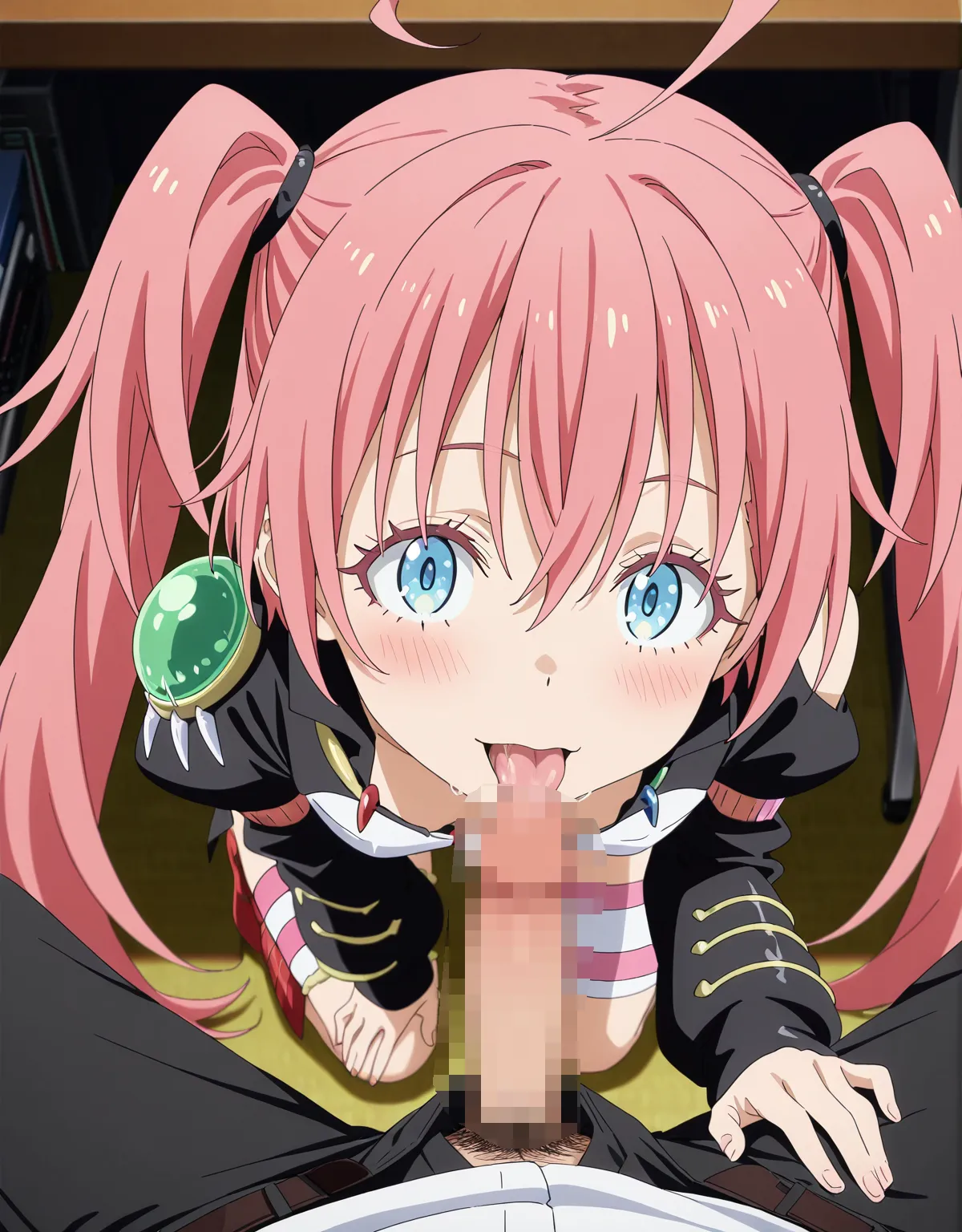 【転生したらスライムだった件エロ画像】ミリムがセックスも知らずにそのままヤッてしまう！快楽に飲まれちゃってノリノリでフェラやセックスに没頭する姿はエロい！ - PAGE 016