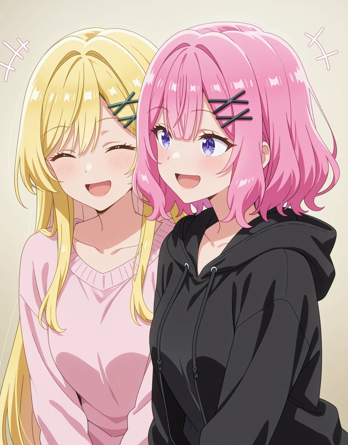 【わたなれエロ画像】甘織れな子と王塚真唯のあまあまな百合百合しいレズセックス展開！ペニバンでお互い気持ちよくなっちゃってアヘ顔までさらしてしまう！？ - PAGE 001