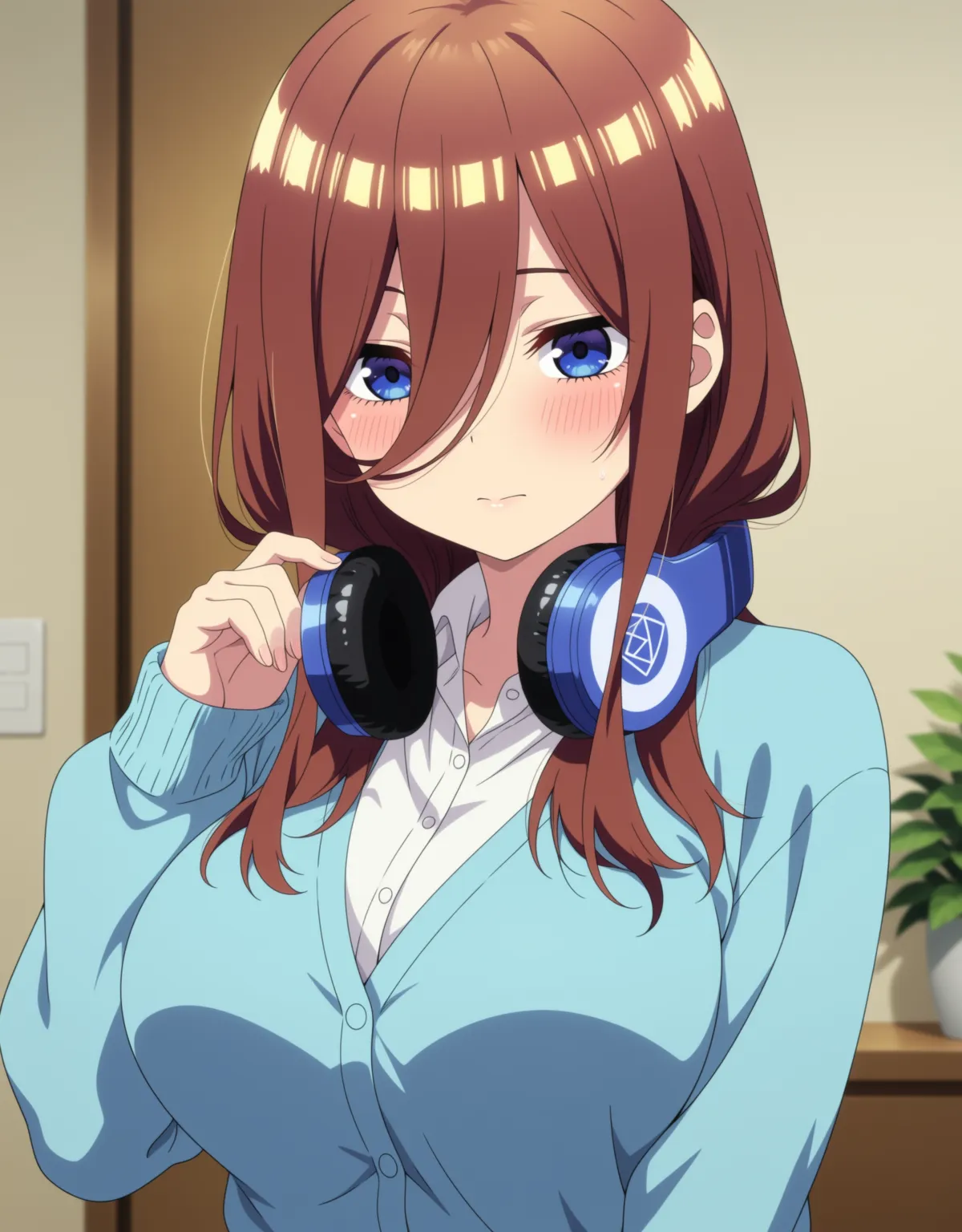 【五等分の花嫁エロ画像】中野三玖がセックスに溺れちゃって気持ちよさそうにドはまりしている！むっちり肉感と沈み込むような胸にパイズリやフェラを堪能！