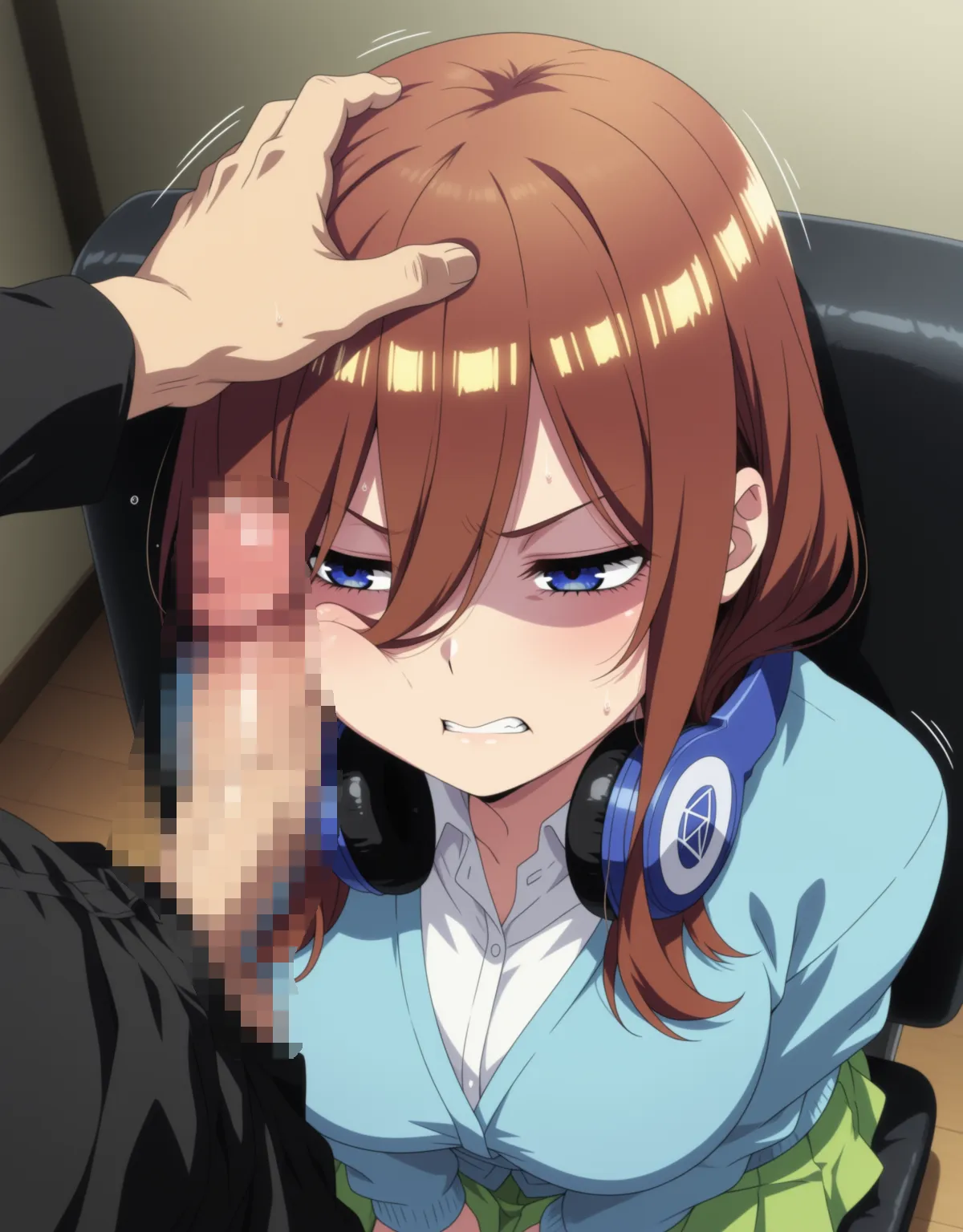 【五等分の花嫁エロ画像】中野三玖がセックスに溺れちゃって気持ちよさそうにドはまりしている！むっちり肉感と沈み込むような胸にパイズリやフェラを堪能！ - PAGE 049