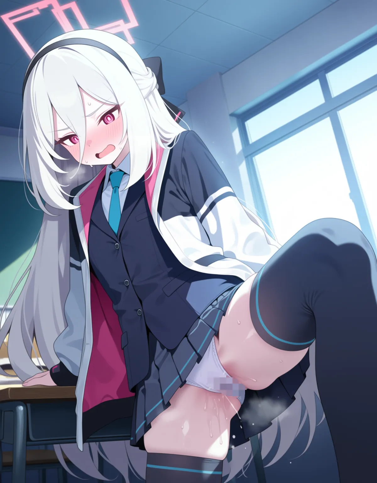 【ブルーアーカイブエロ画像】ケイが気持ちよくされちゃってデレデレになってしまう！肉欲に溺れて中出しにハマってセックス懇願する可愛くもエッチな子に仕上がっちゃう！！ - PAGE 026