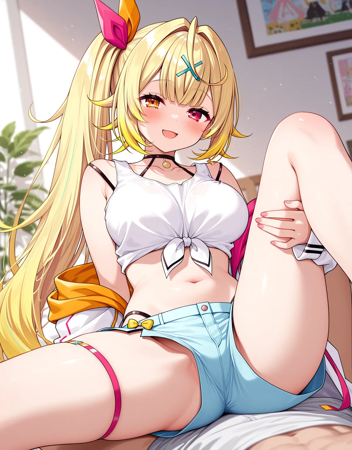 【星川サラエロ画像】実は巨乳のサラちゃんとイチャラブセックス！イラマ顔射で首絞め調教！中出しはもう不可避！(笑)