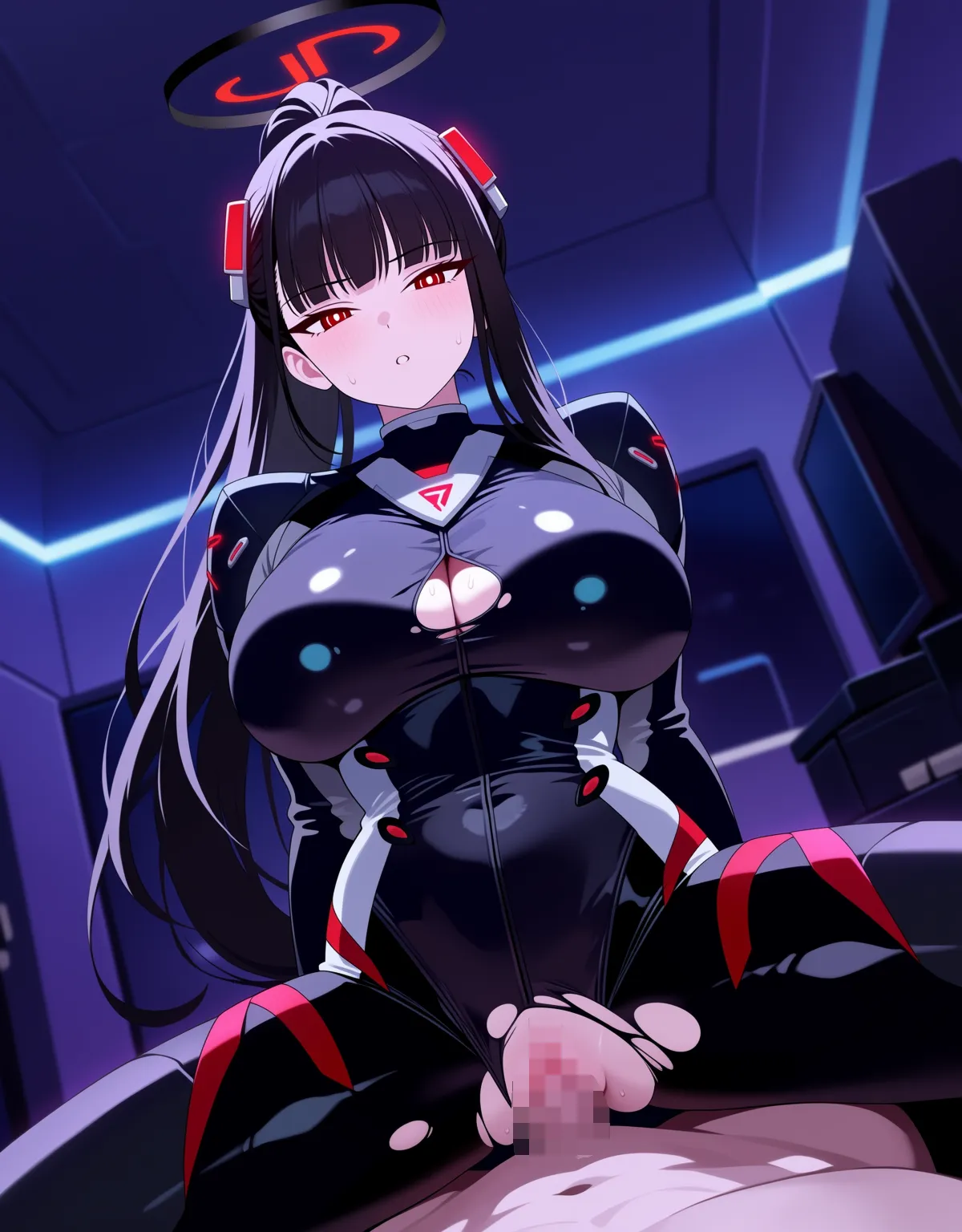 【ブルーアーカイブエロ画像】リオが学生らしからぬエロボディでセックスをしてしまう！ - PAGE 015
