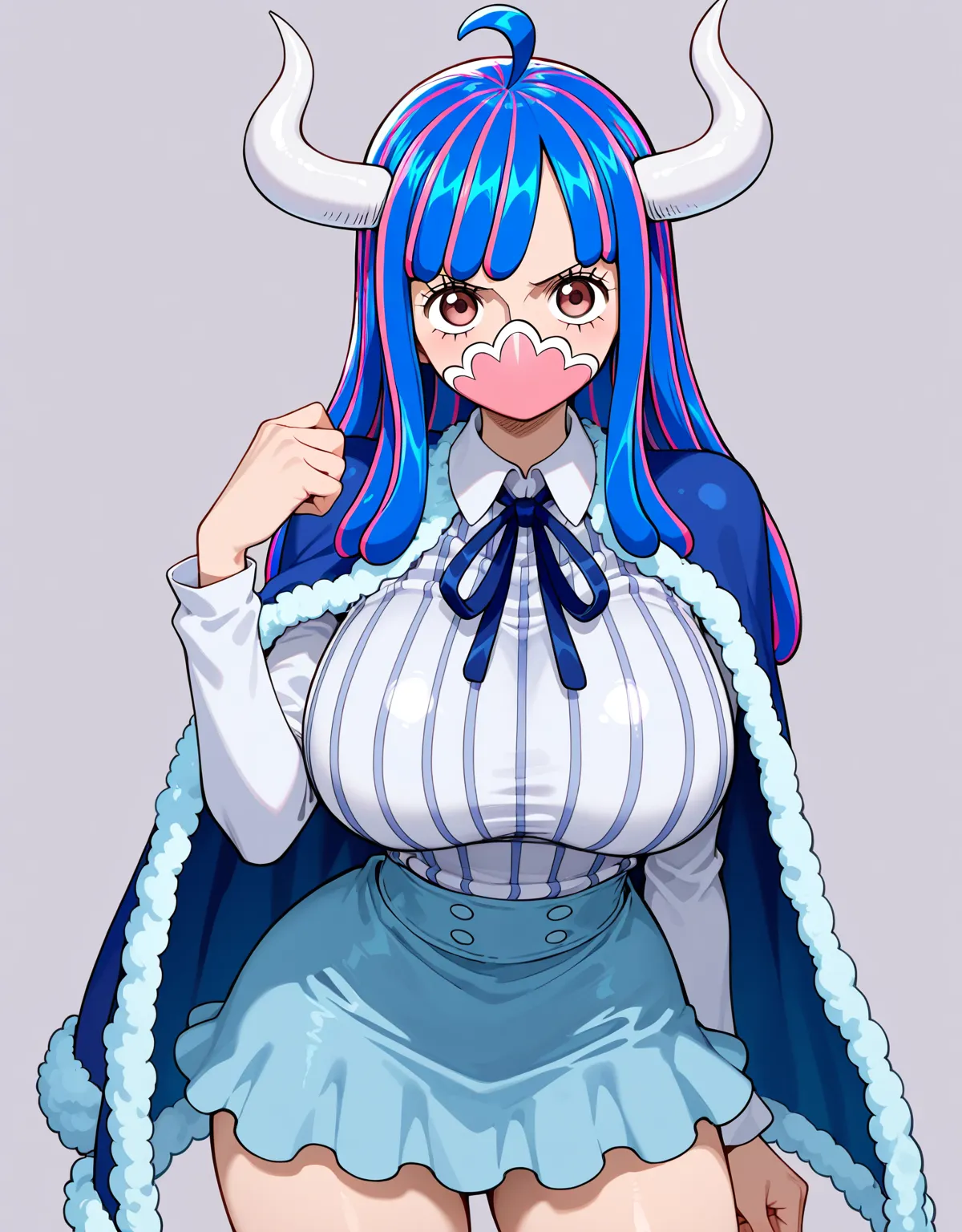 【ワンピースエロ画像】乱暴なうるティもデカチンの前では為す術も無く…
