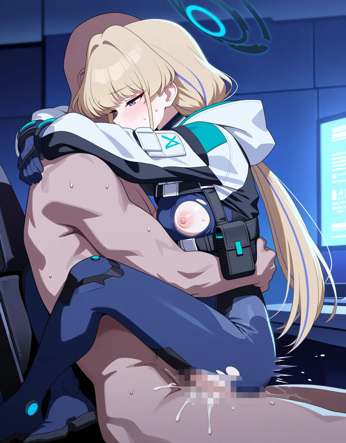 【ブルーアーカイブエロ画像】トキが臨戦スーツを破られアヘ顔晒しながらセックスしちゃう！ - PAGE 022
