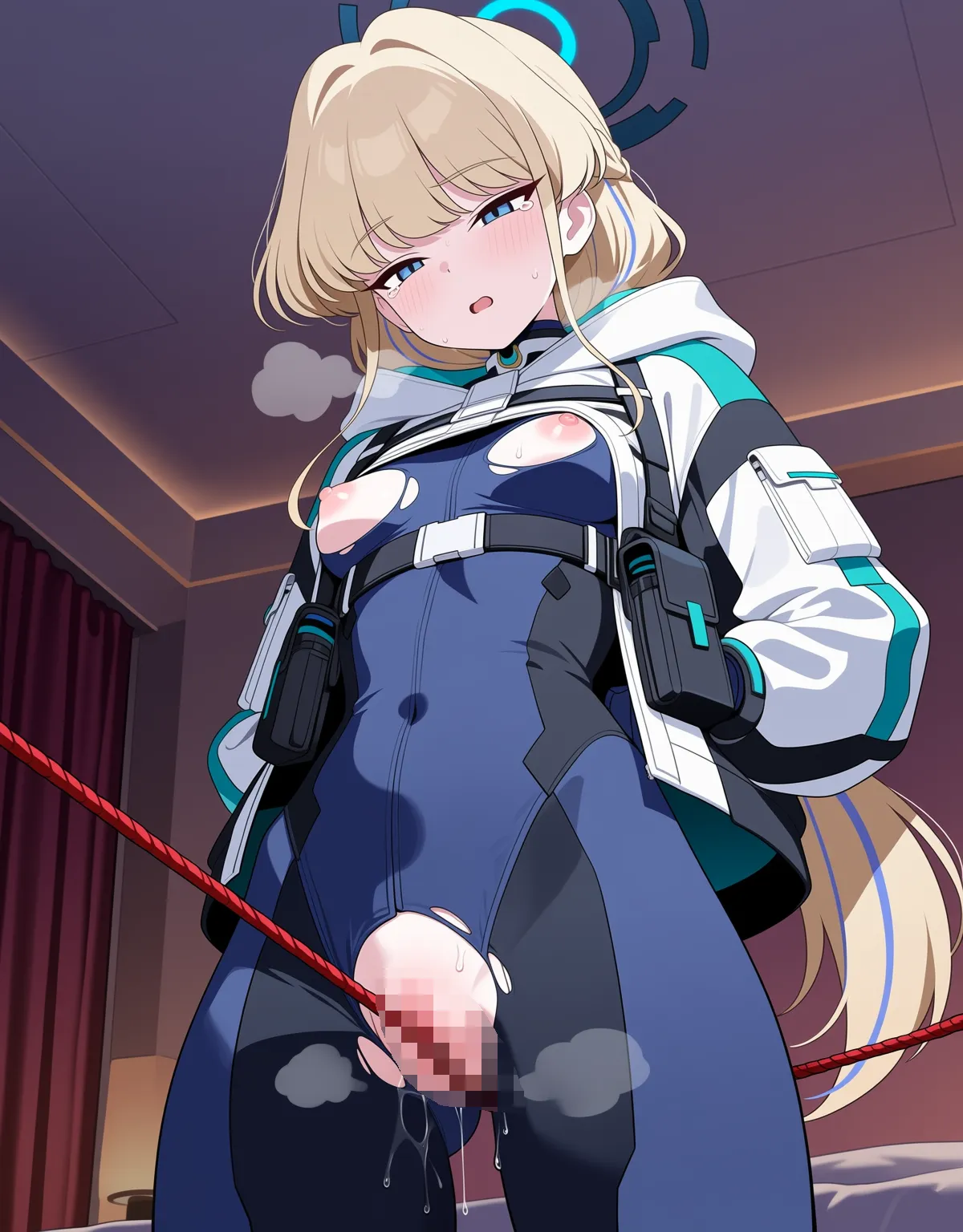 【ブルーアーカイブエロ画像】トキが臨戦スーツを破られアヘ顔晒しながらセックスしちゃう！ - PAGE 049