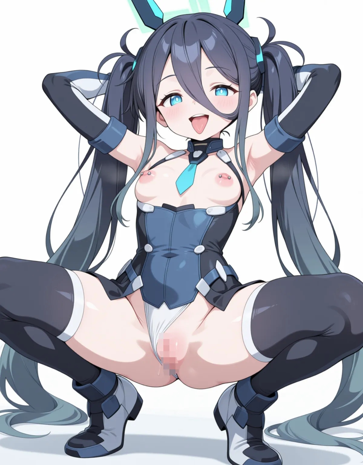 【ブルーアーカイブエロ画像】アリスが臨戦衣装で気持ちよさそうにセックス！ - PAGE 007