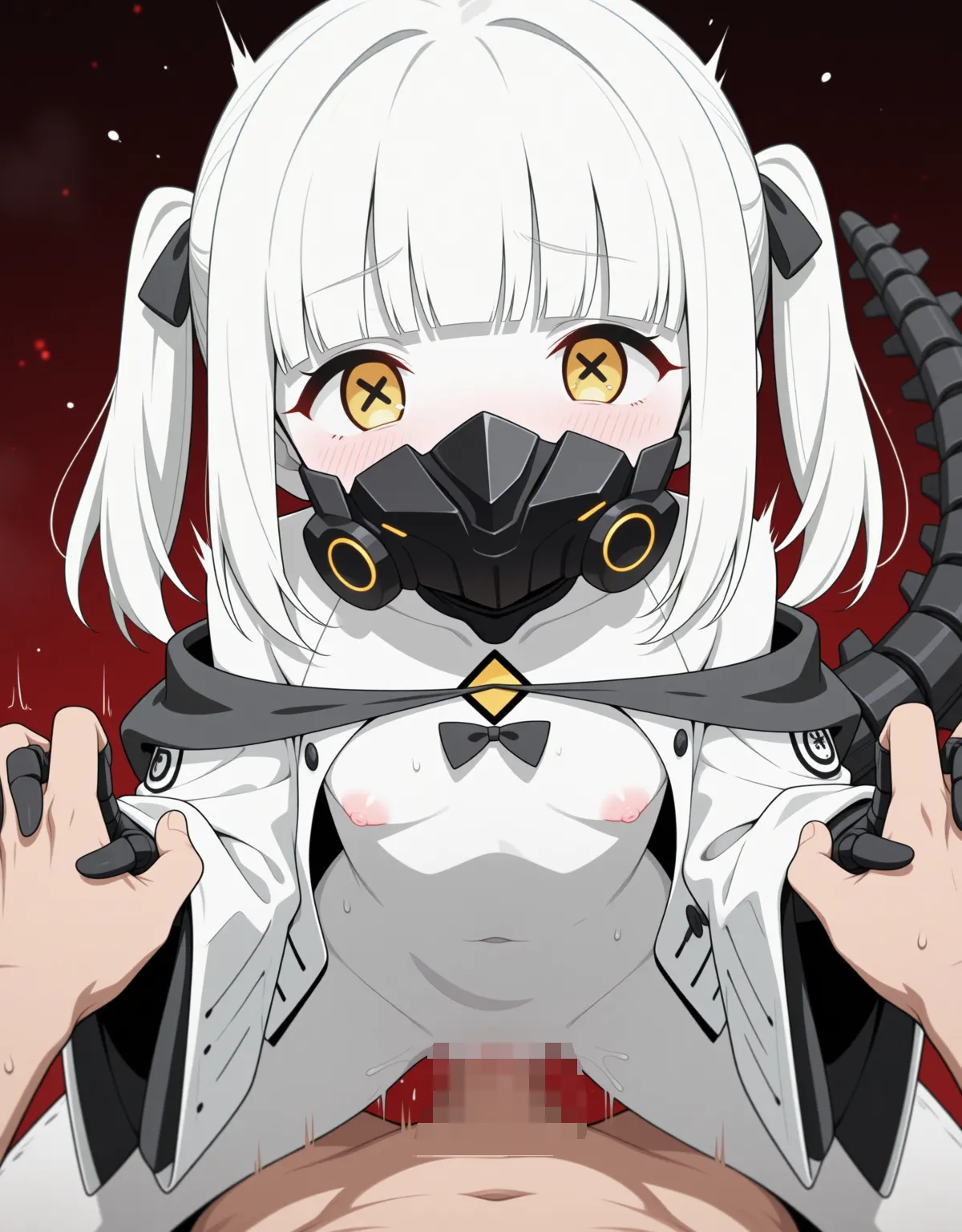 【ブルーアーカイブエロ画像】アインが従順に股を拡げさせて中出しまでされてしまう！ - PAGE 002