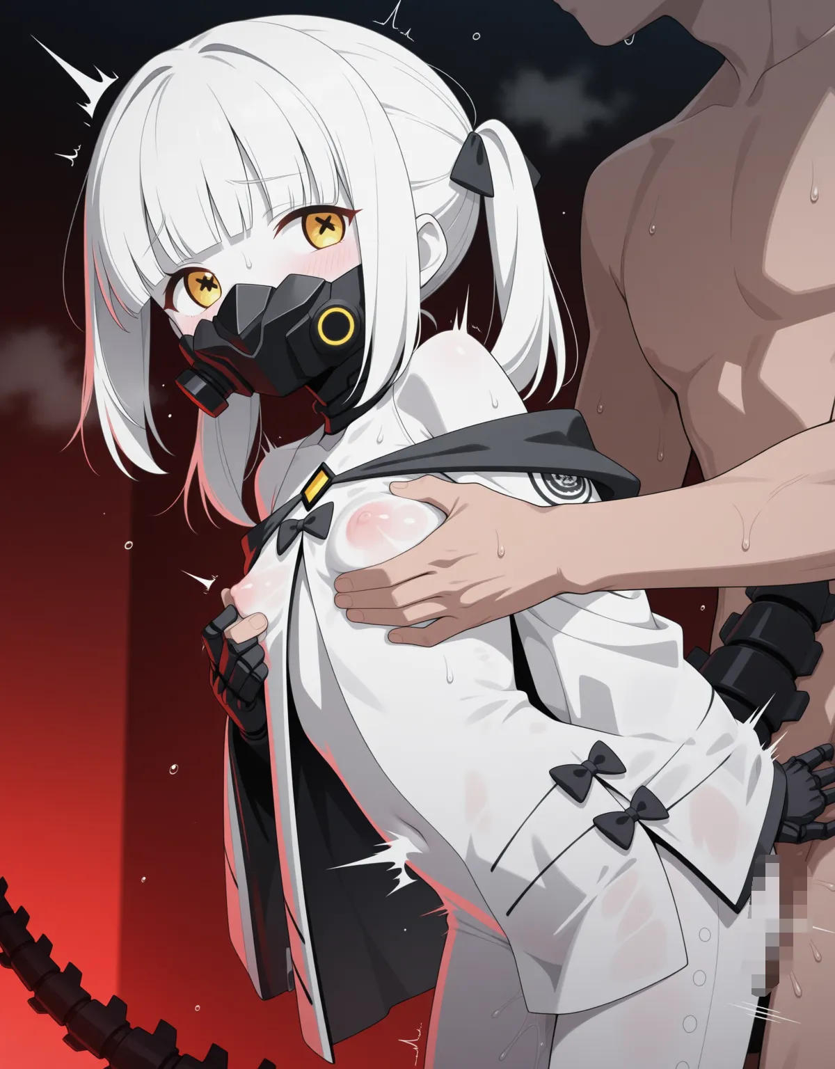 【ブルーアーカイブエロ画像】アインが従順に股を拡げさせて中出しまでされてしまう！ - PAGE 024
